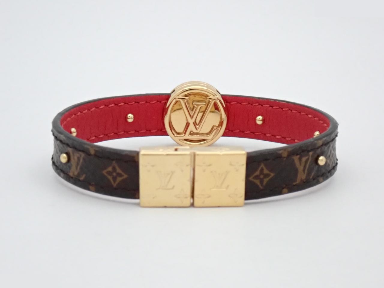 LV Circle Bracelet, Reversible, Wrist Circumference Approx. 16cm — view 2