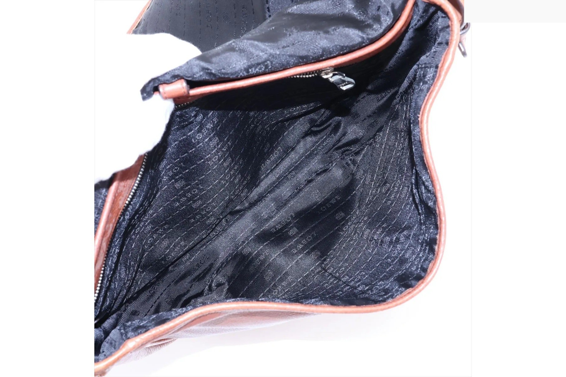 Leather shoulder bag, crossbody bag, genuine leather, brown. — view 6