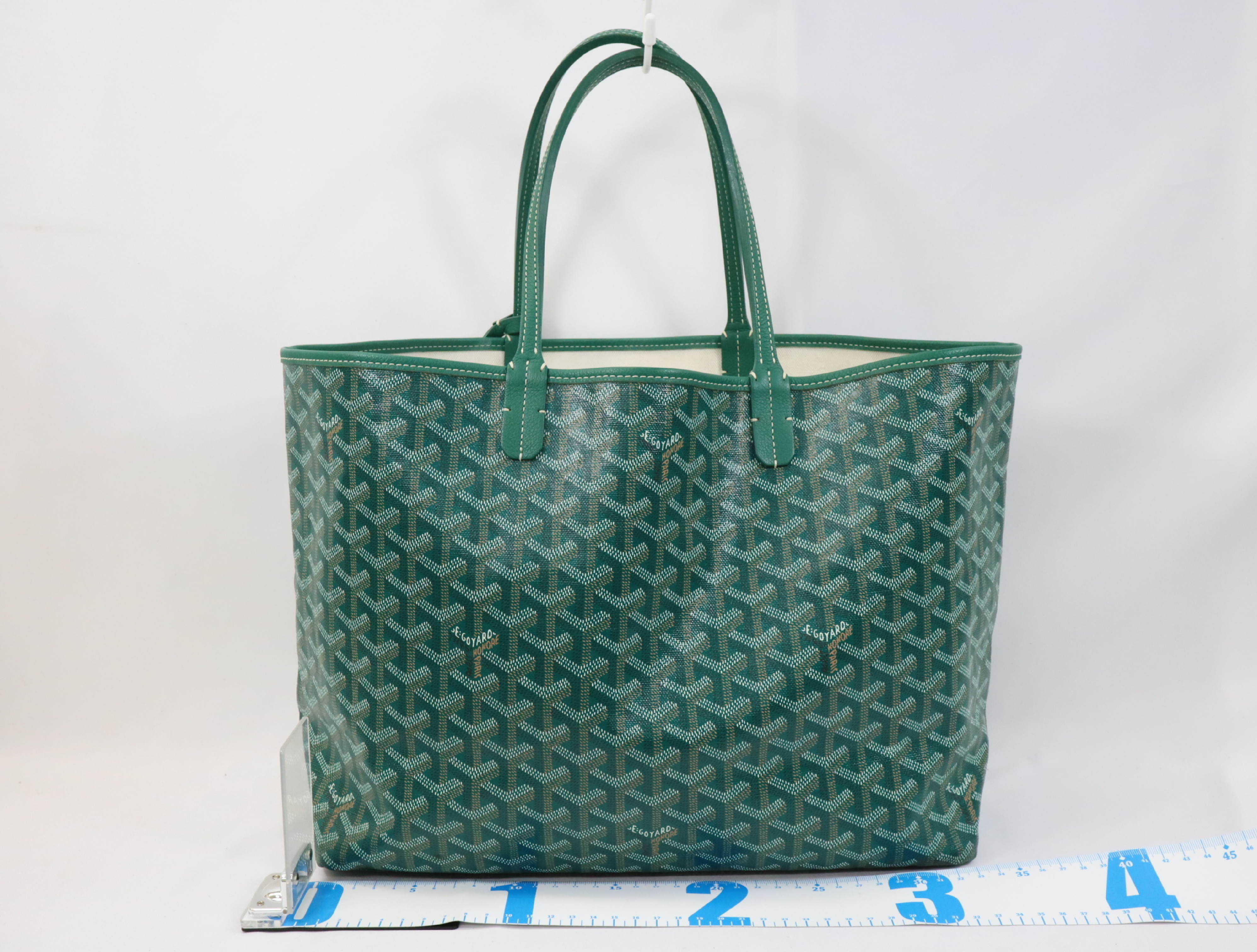 Saint Louis PM PVC x Leather Green Tote Bag — view 2