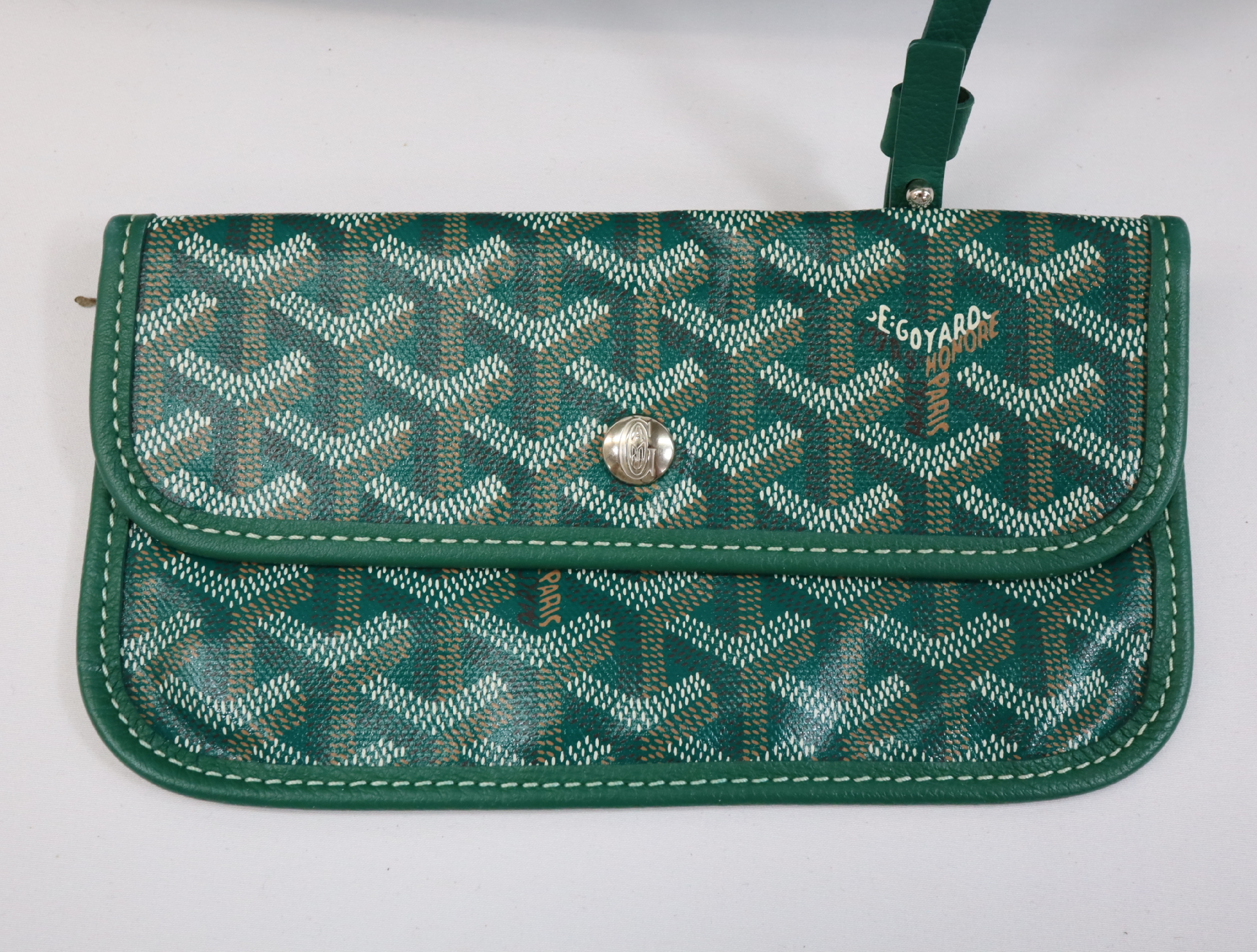 Saint Louis PM PVC x Leather Green Tote Bag — view 11