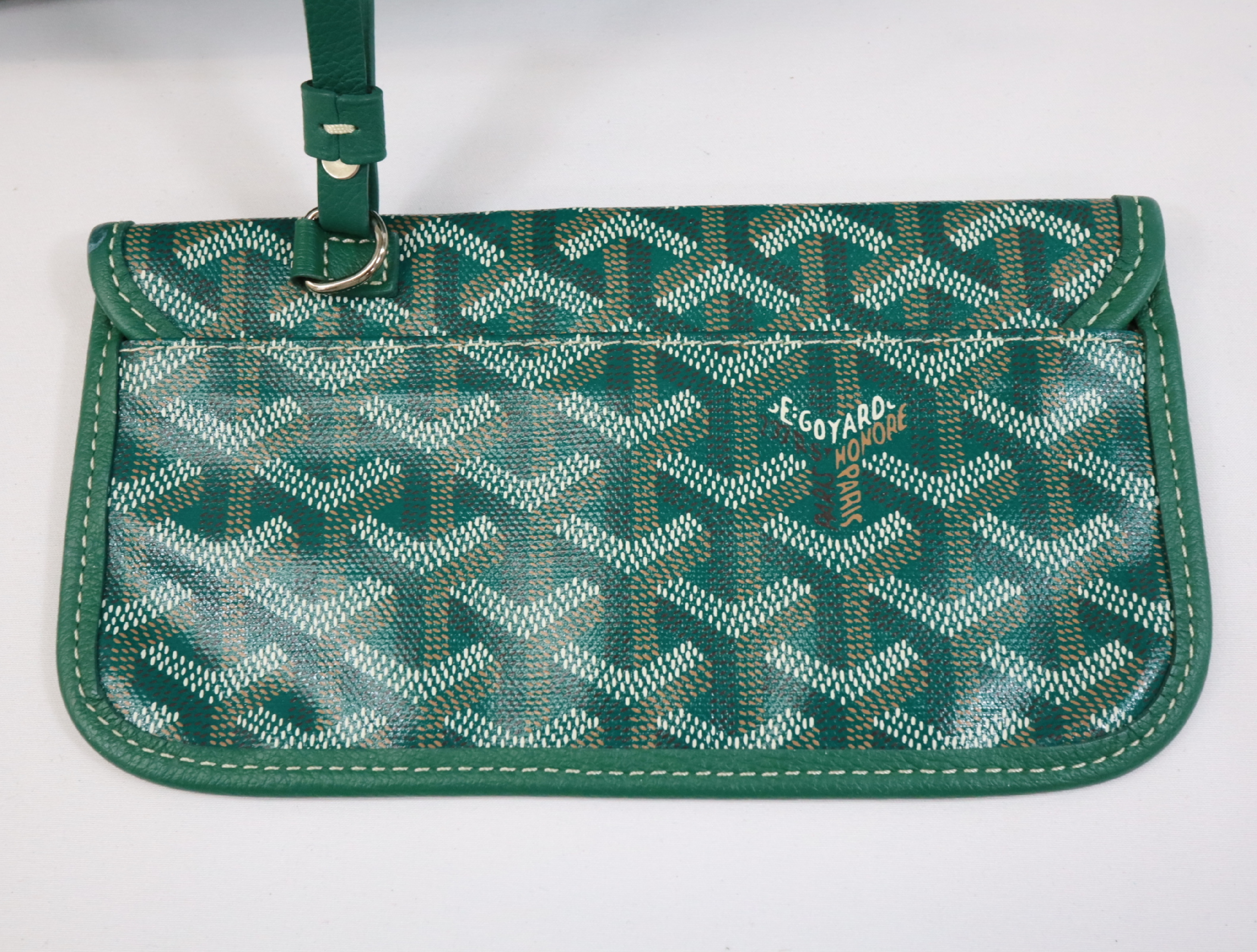 Saint Louis PM PVC x Leather Green Tote Bag — view 12