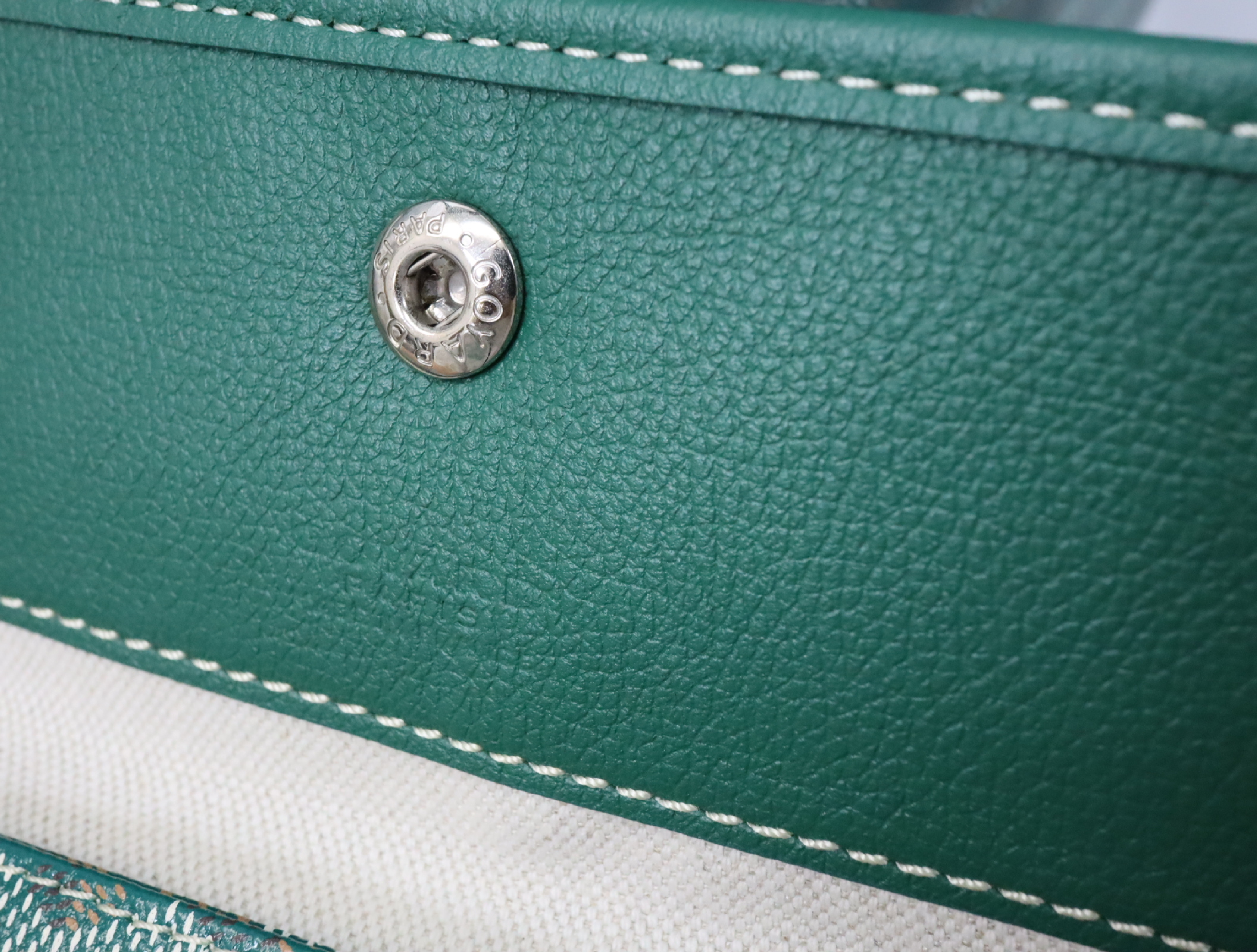 Saint Louis PM PVC x Leather Green Tote Bag — view 13