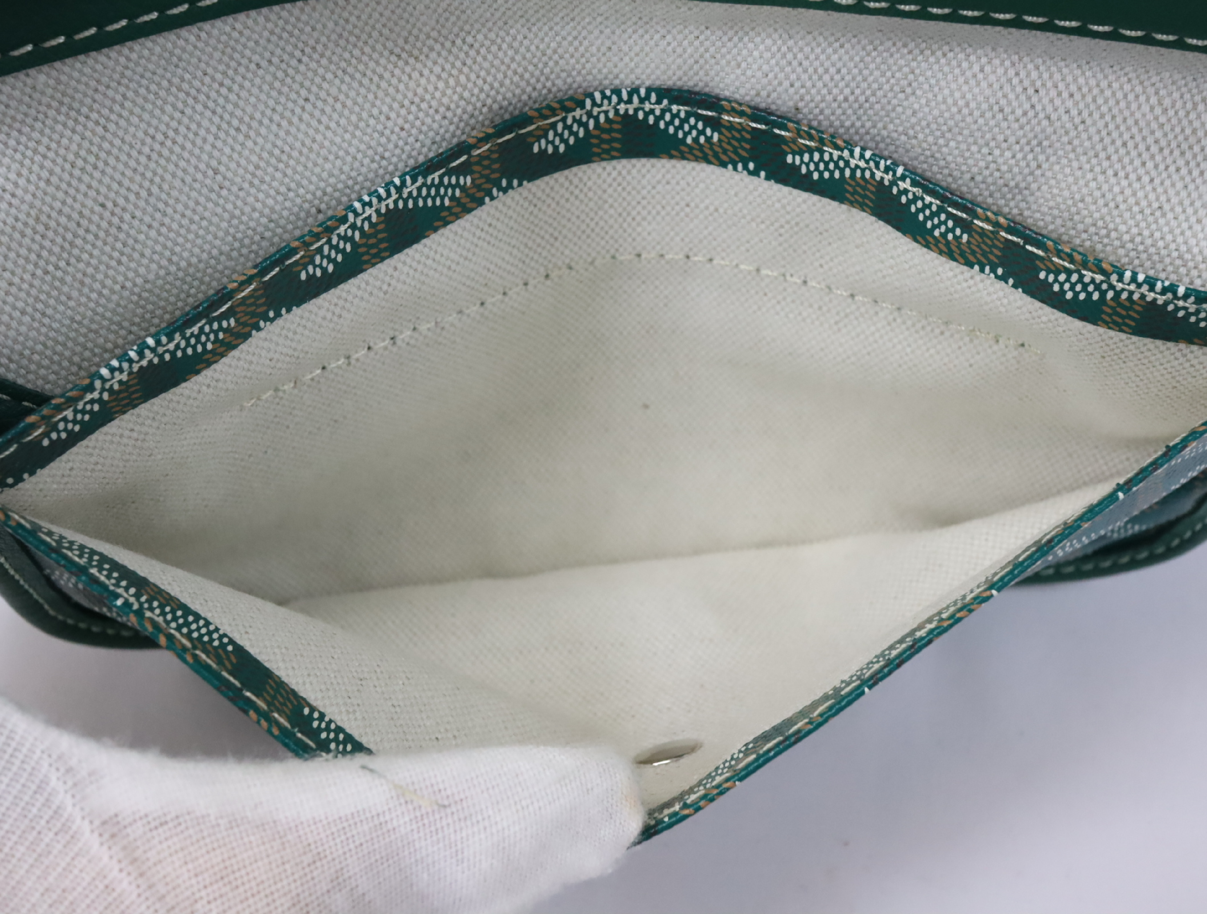 Saint Louis PM PVC x Leather Green Tote Bag — view 15