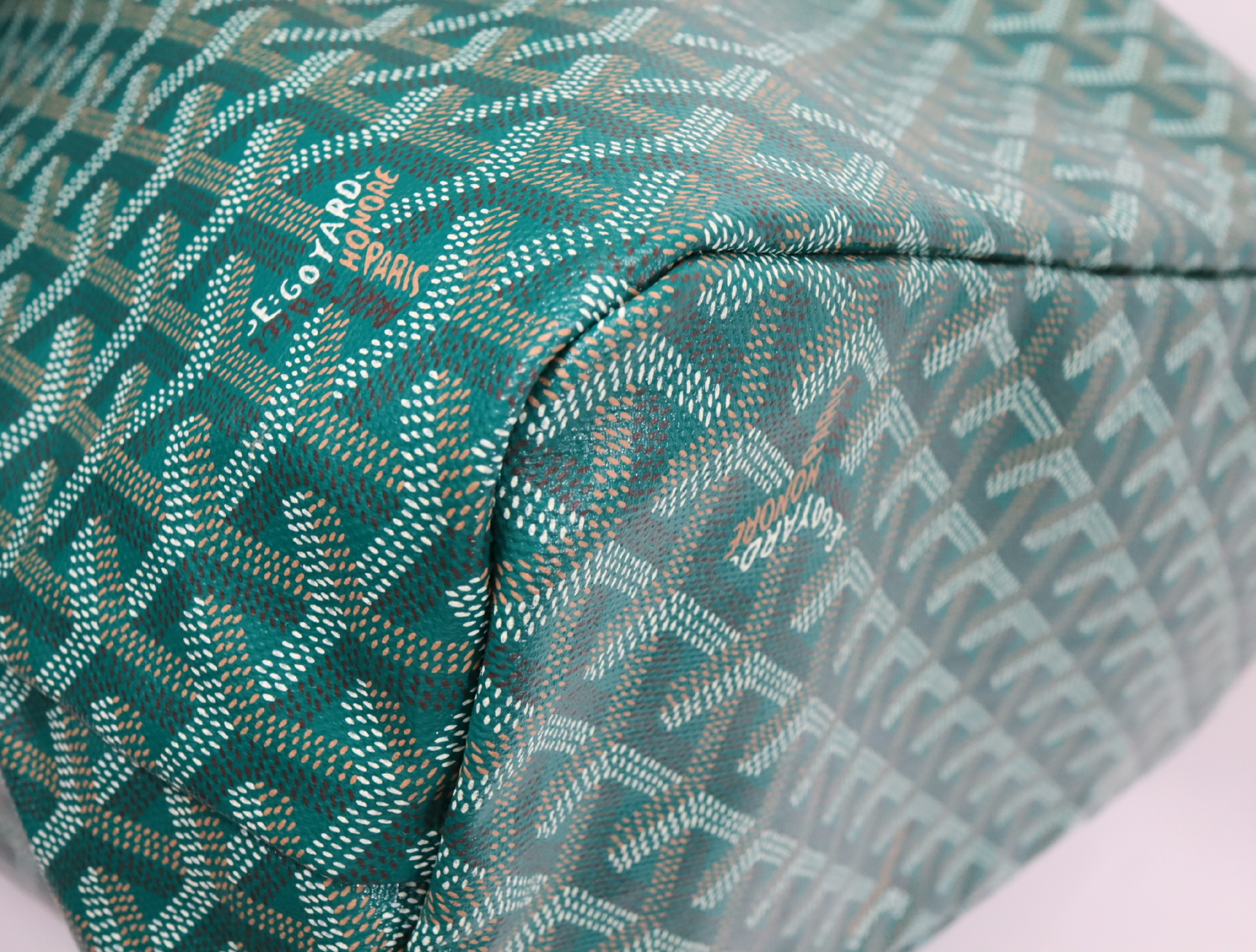 Saint Louis PM PVC x Leather Green Tote Bag — view 8