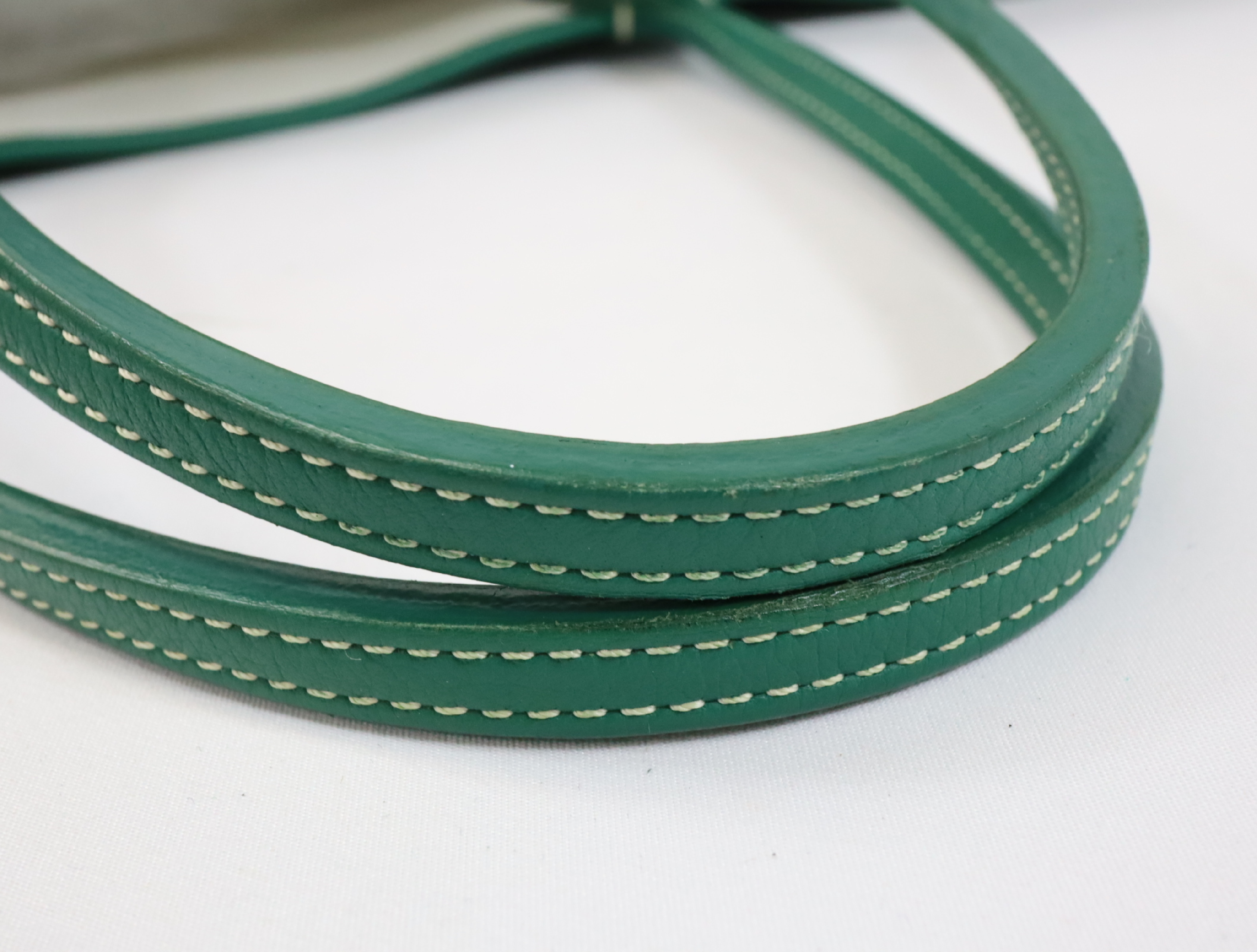 Saint Louis PM PVC x Leather Green Tote Bag — view 10