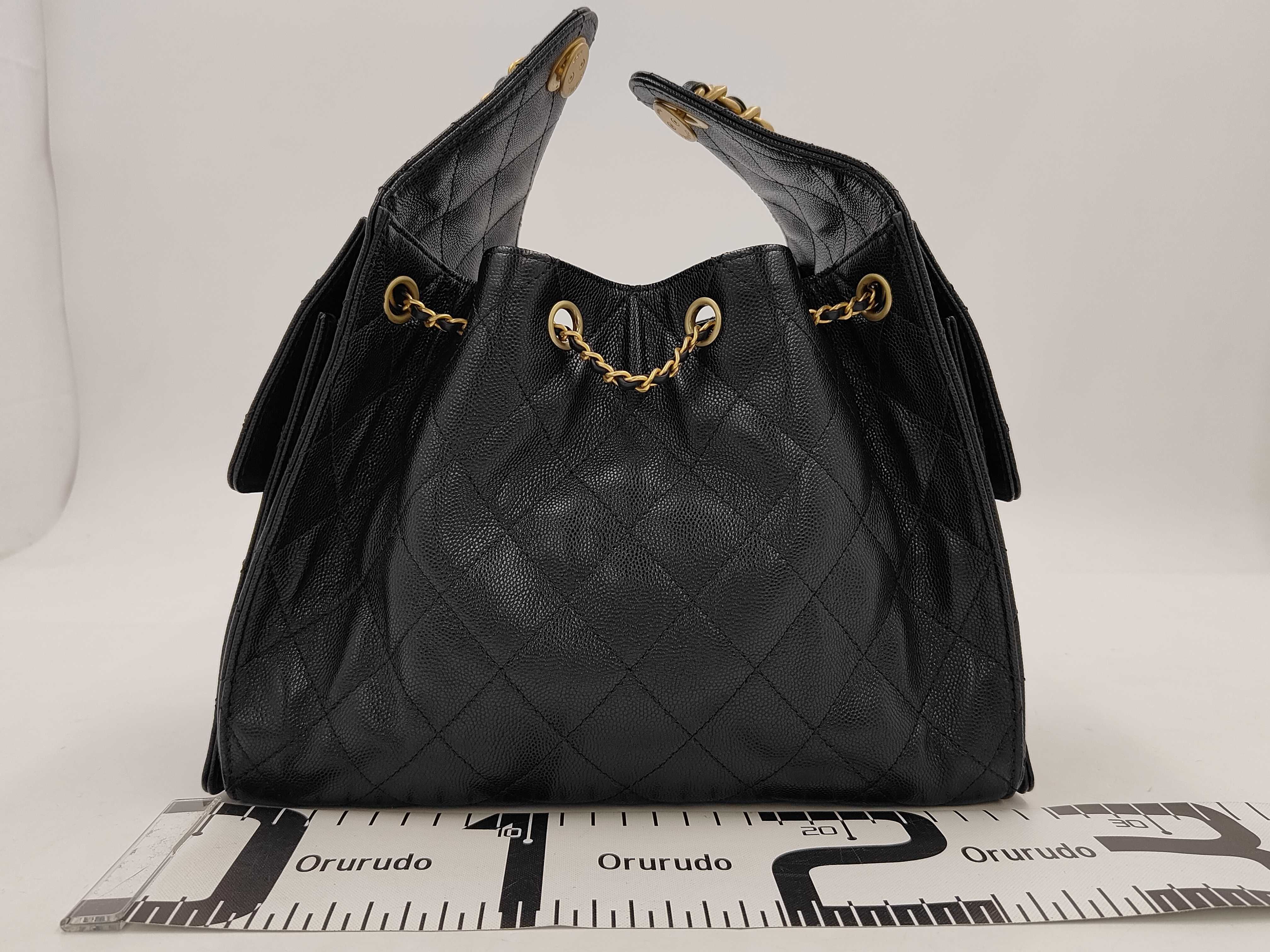 Caviar Skin Chanel 25 Mini Caviar Skin Gold Hardware Chain Shoulder Bag — view 2
