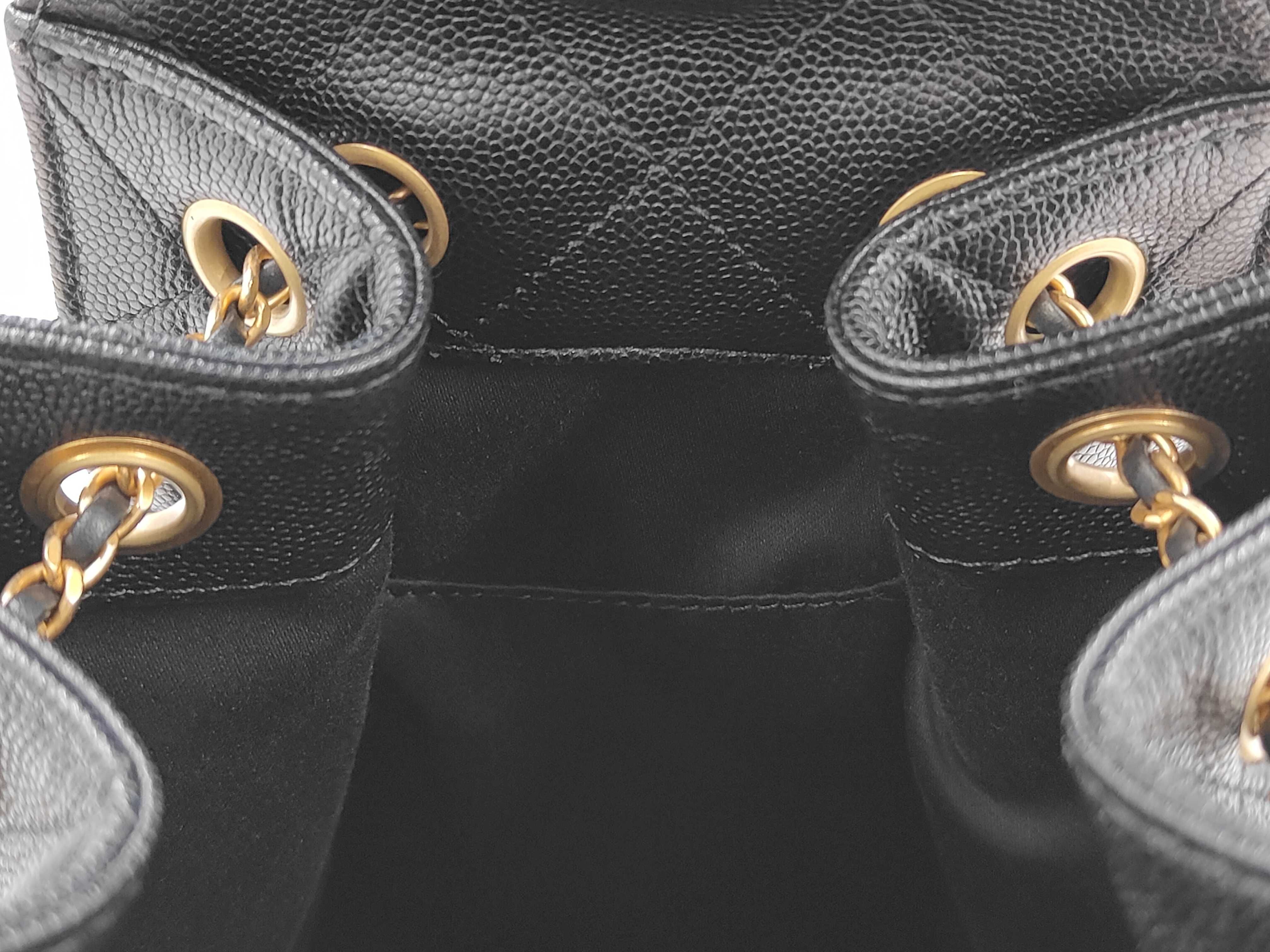 Caviar Skin Chanel 25 Mini Caviar Skin Gold Hardware Chain Shoulder Bag — view 12