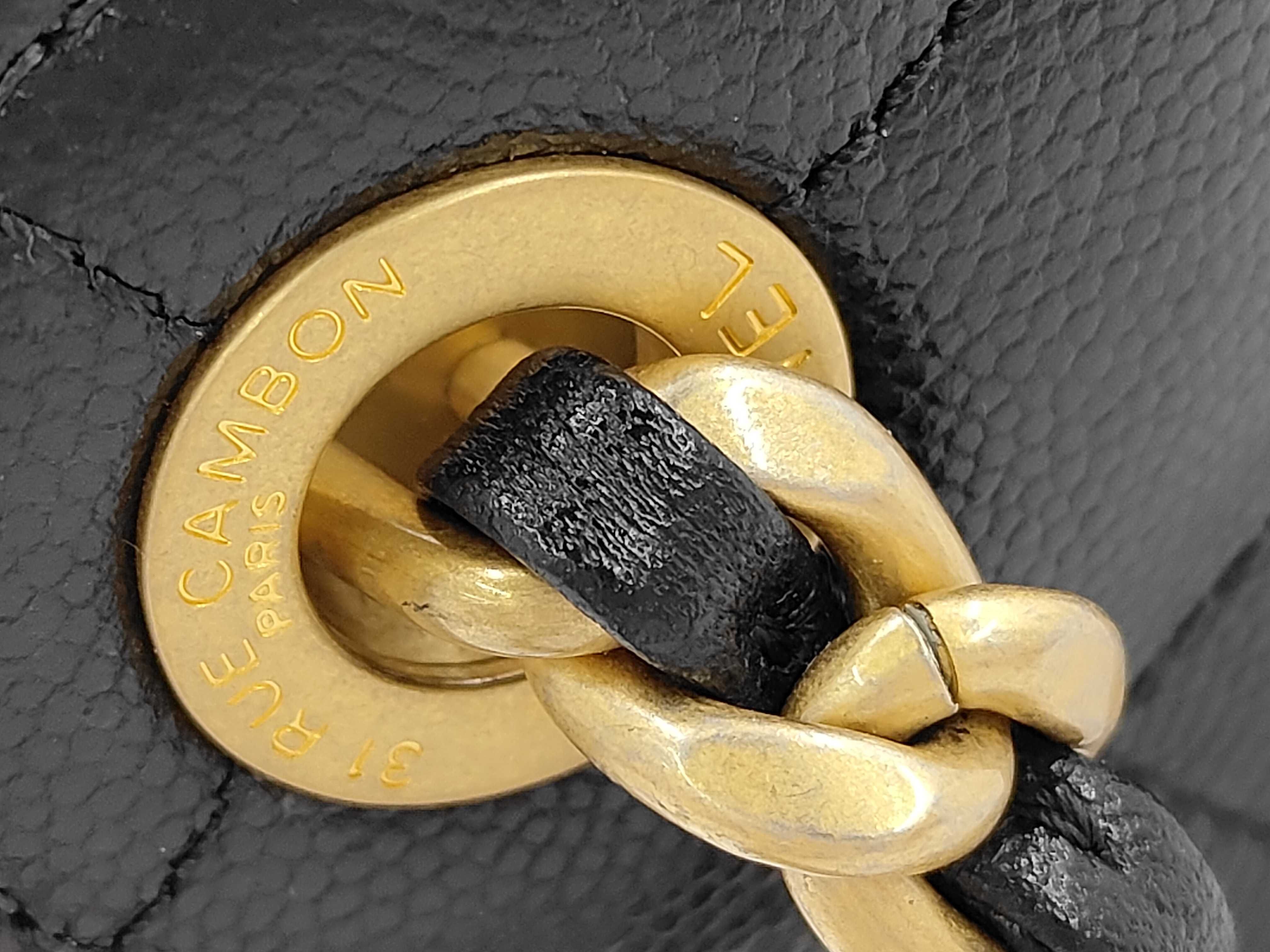 Caviar Skin Chanel 25 Mini Caviar Skin Gold Hardware Chain Shoulder Bag — view 8