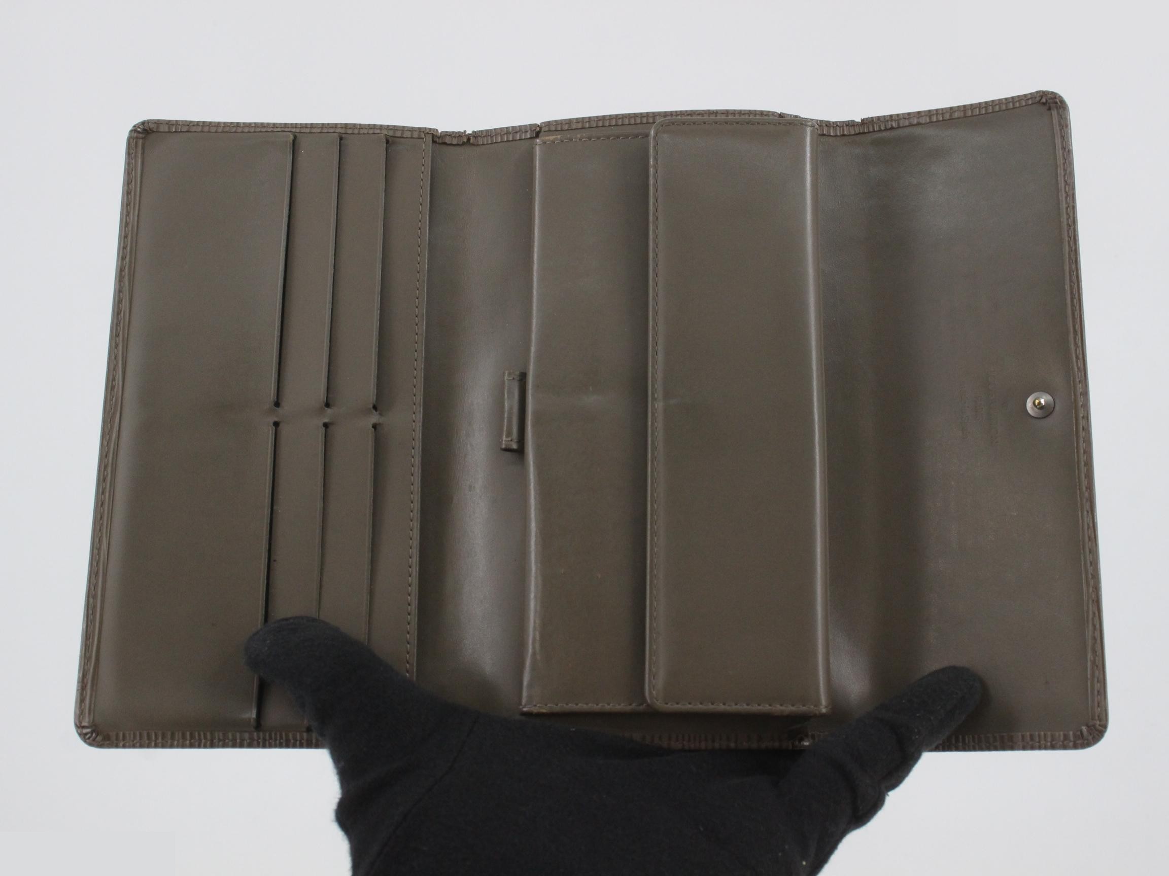 Pochette Portemonnaie Cartes Crédit Mocha Epi — view 4