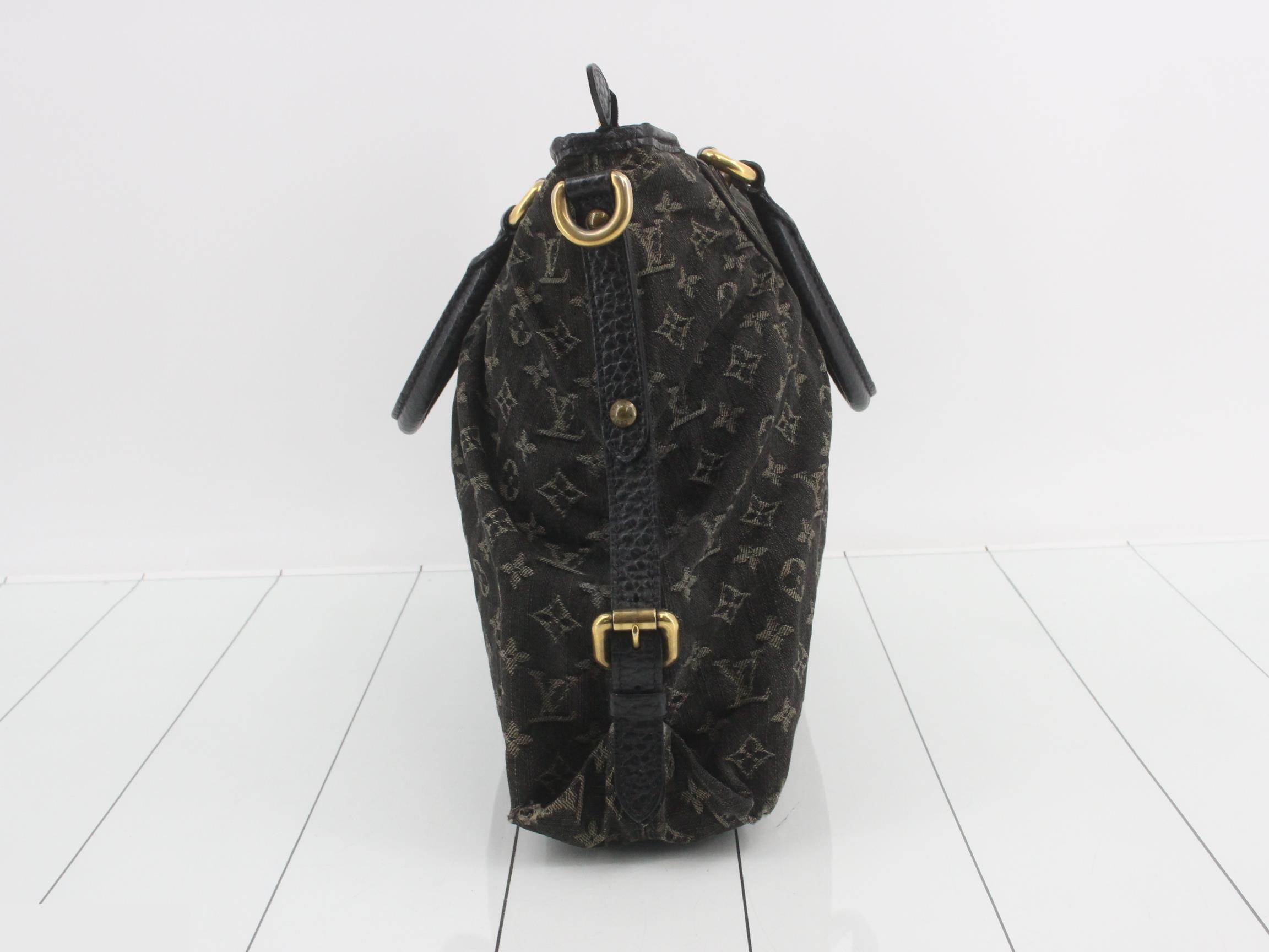 Denim baggy monogram — view 3