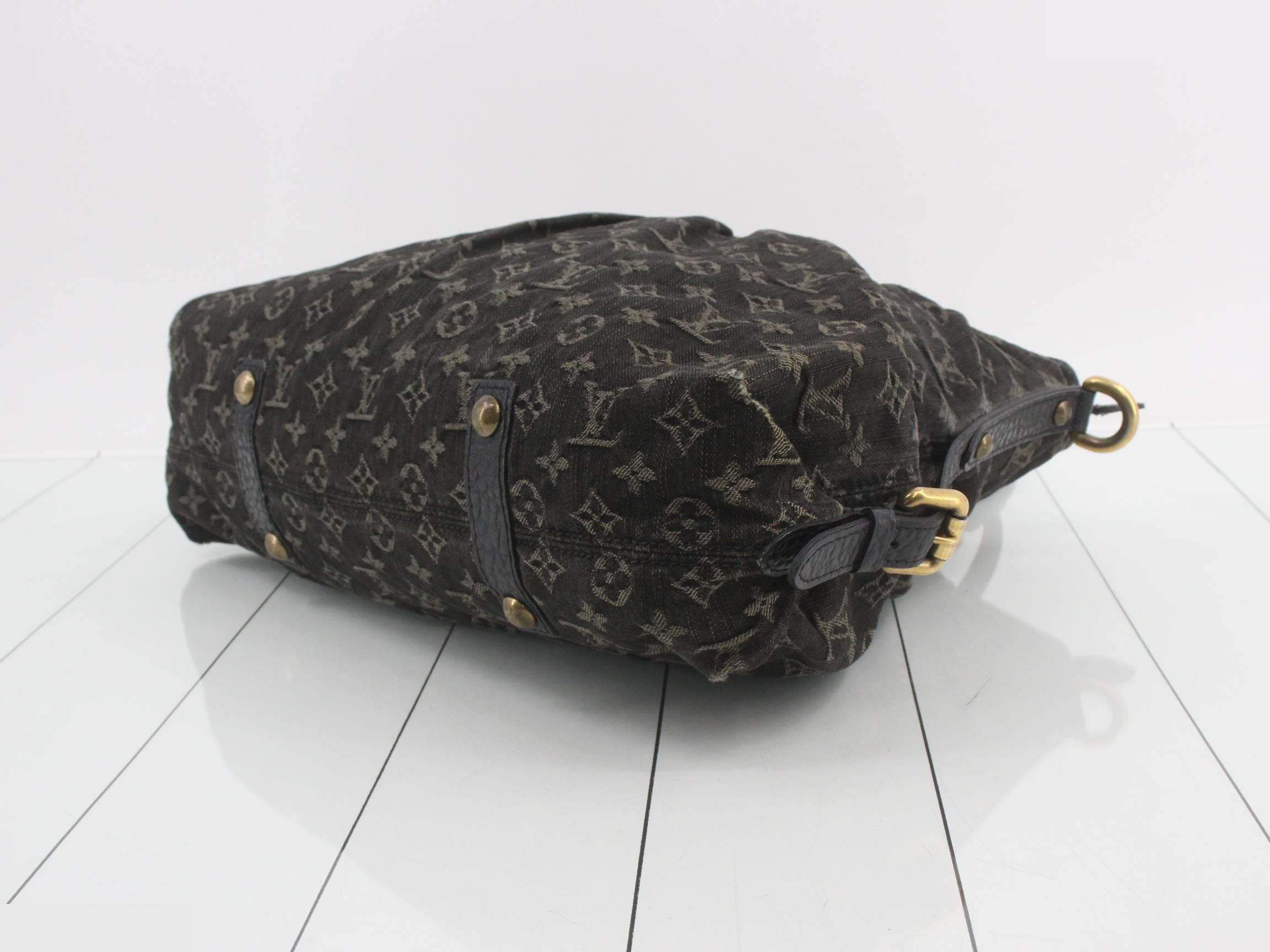 Denim baggy monogram — view 6