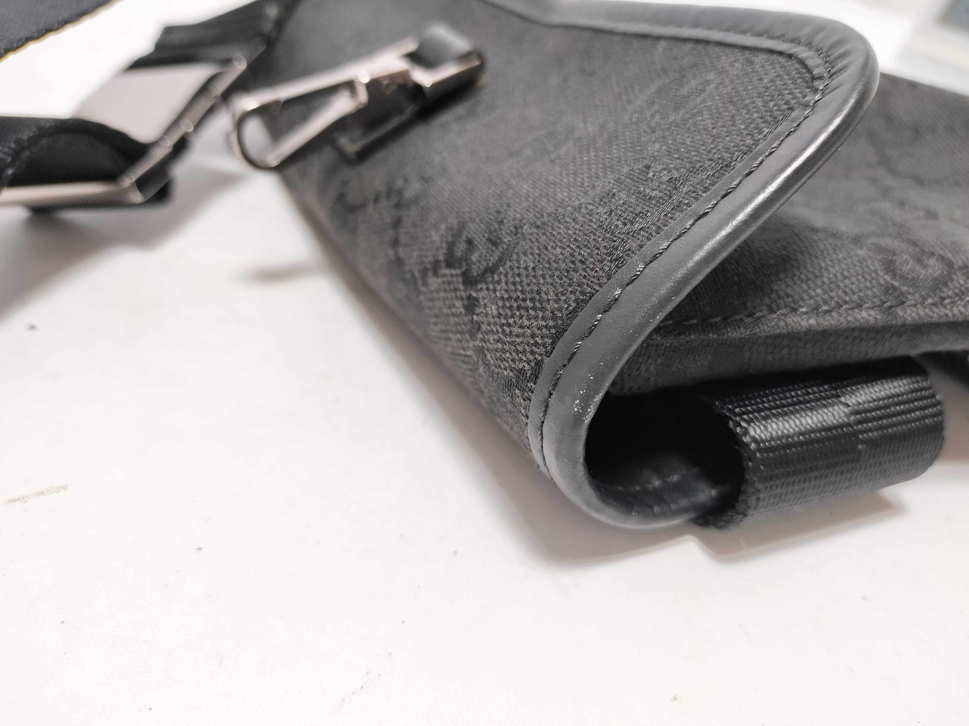 GG Canvas Waist Bag, Black — view 11