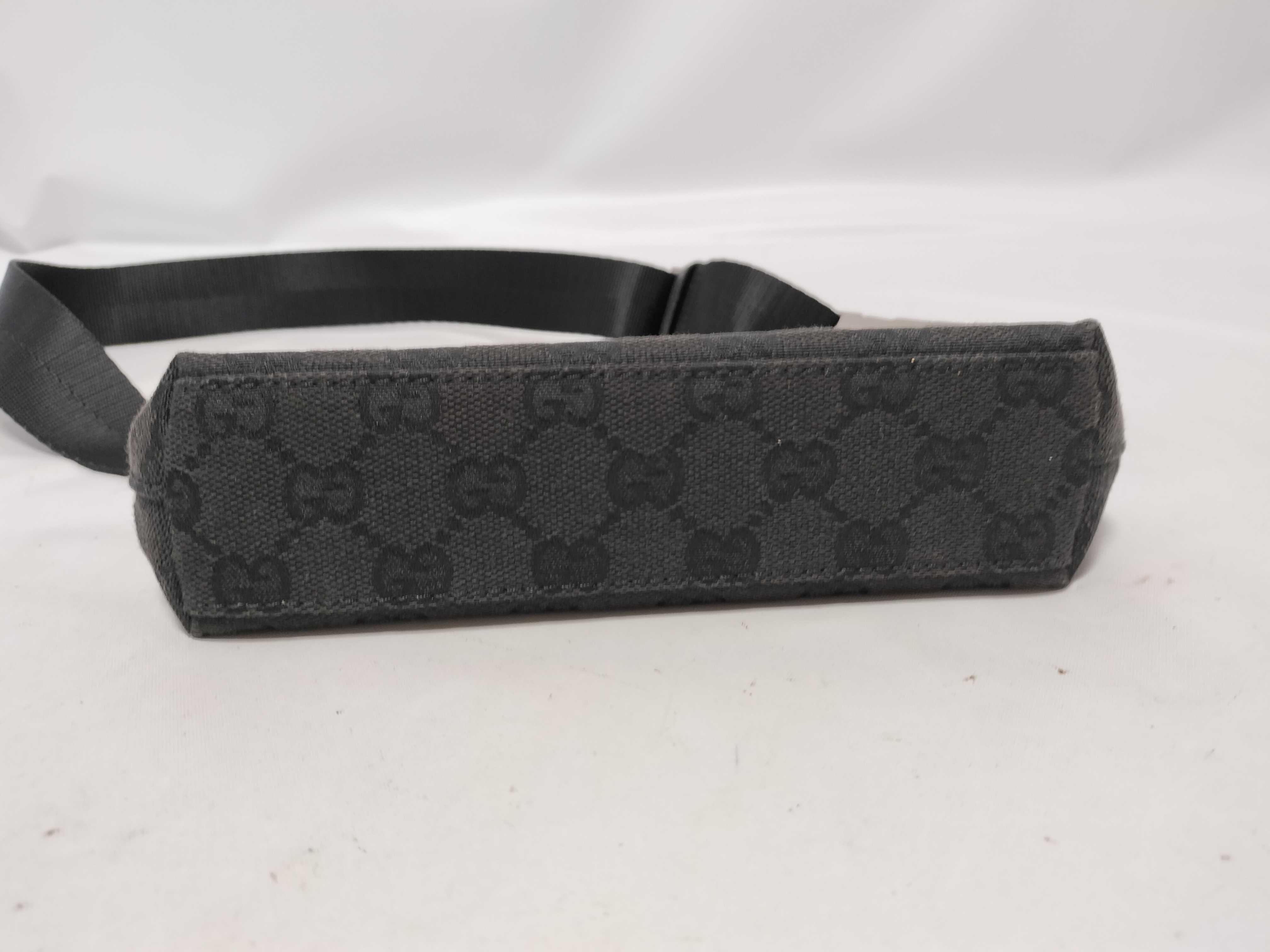 GG Canvas Waist Bag, Black — view 5