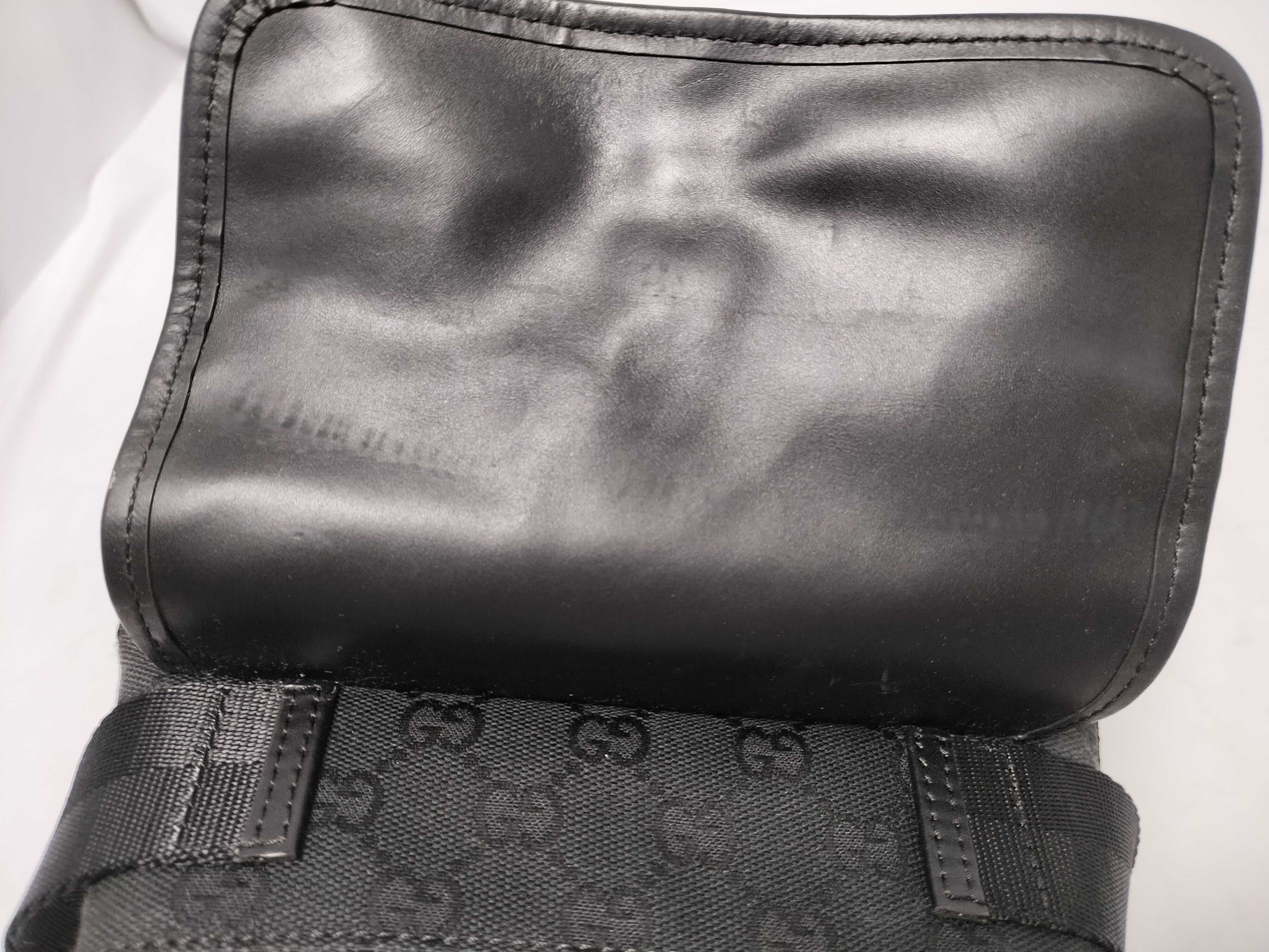 GG Canvas Waist Bag, Black — view 7