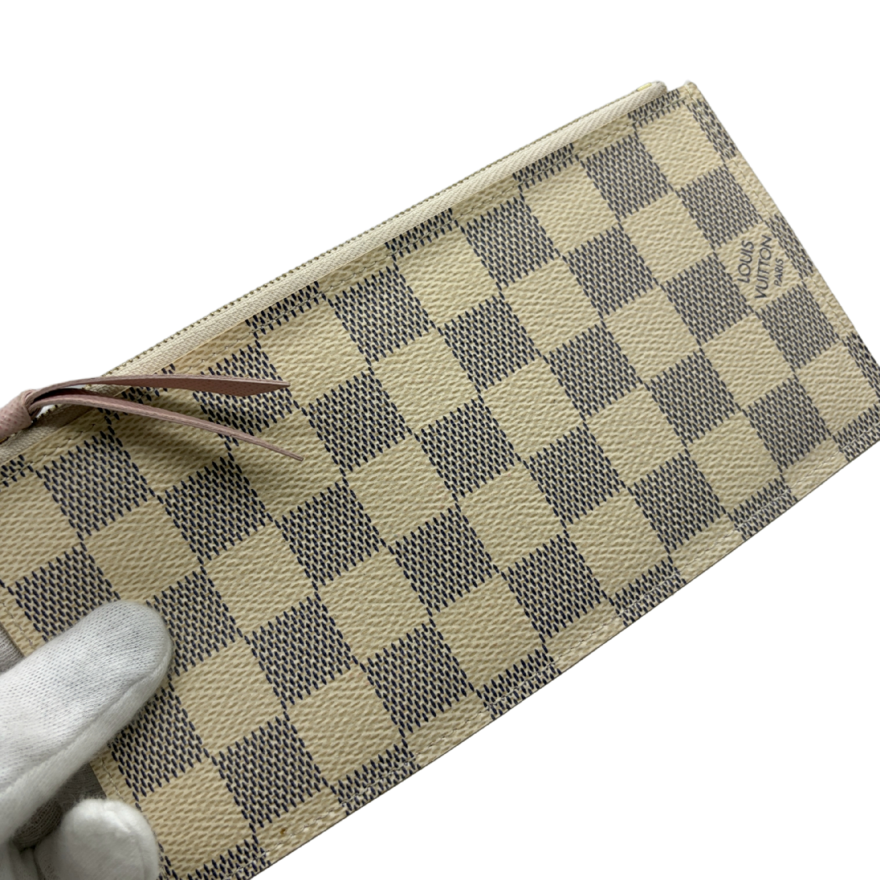 Damier Azur Pochette Felicie Chain Shoulder Bag — view 13