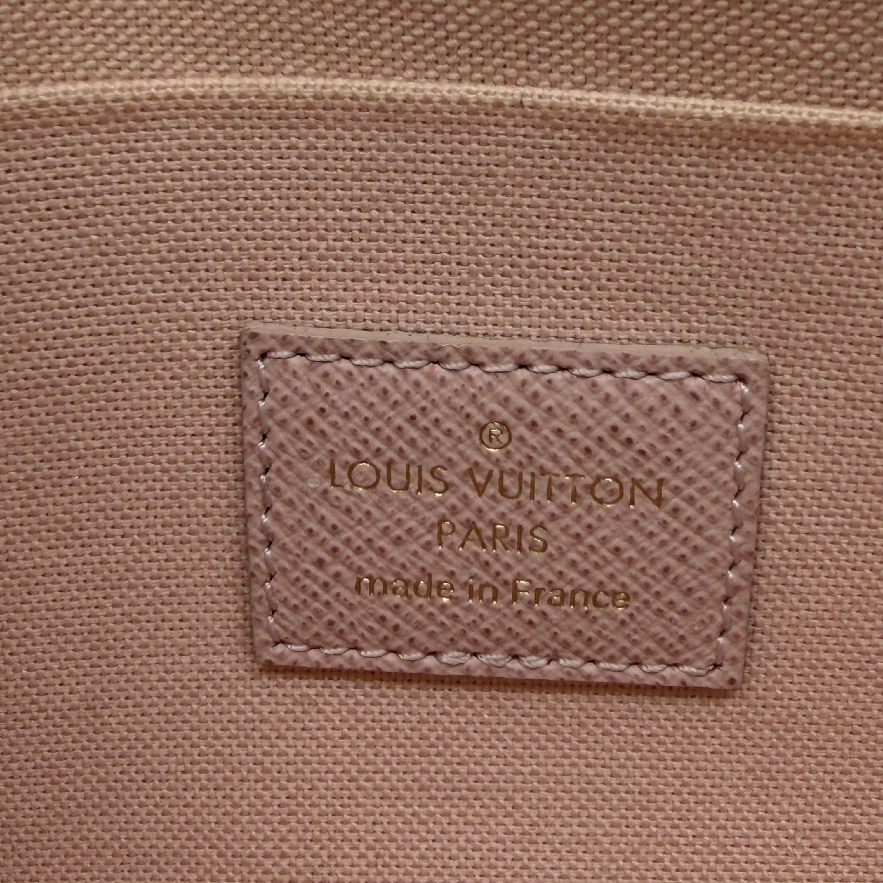 Damier Azur Pochette Felicie Chain Shoulder Bag — view 9