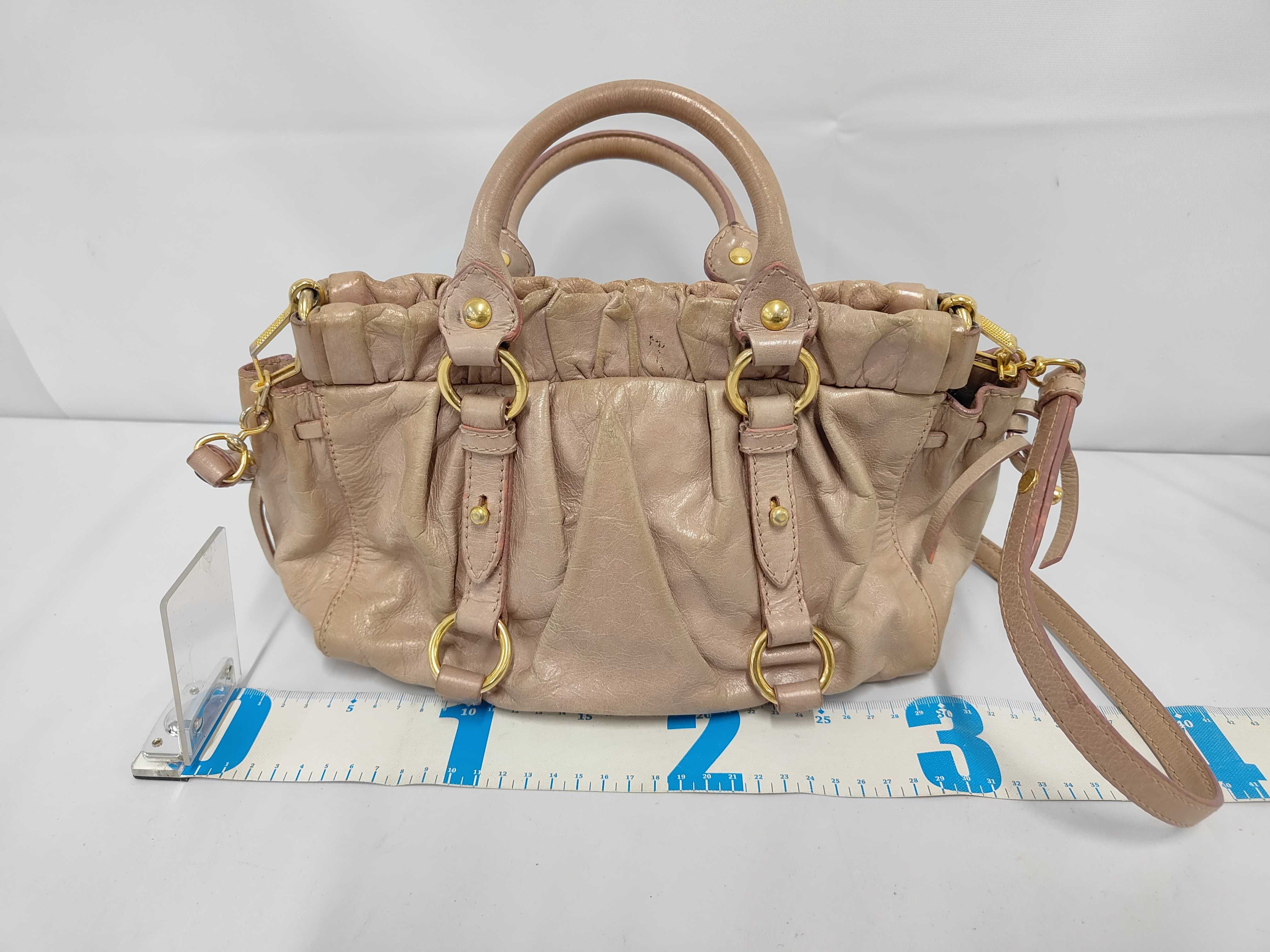 2-way bag with long strap, pink bag — view 2