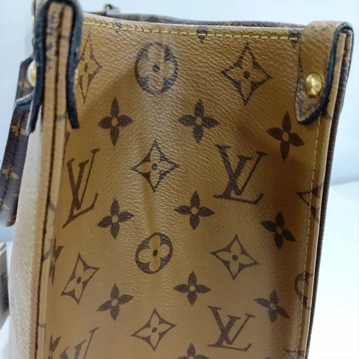 Giant Monogram Reverse OnTheGo MM M45321 FX4220 Brown (RFID detected) — view 13