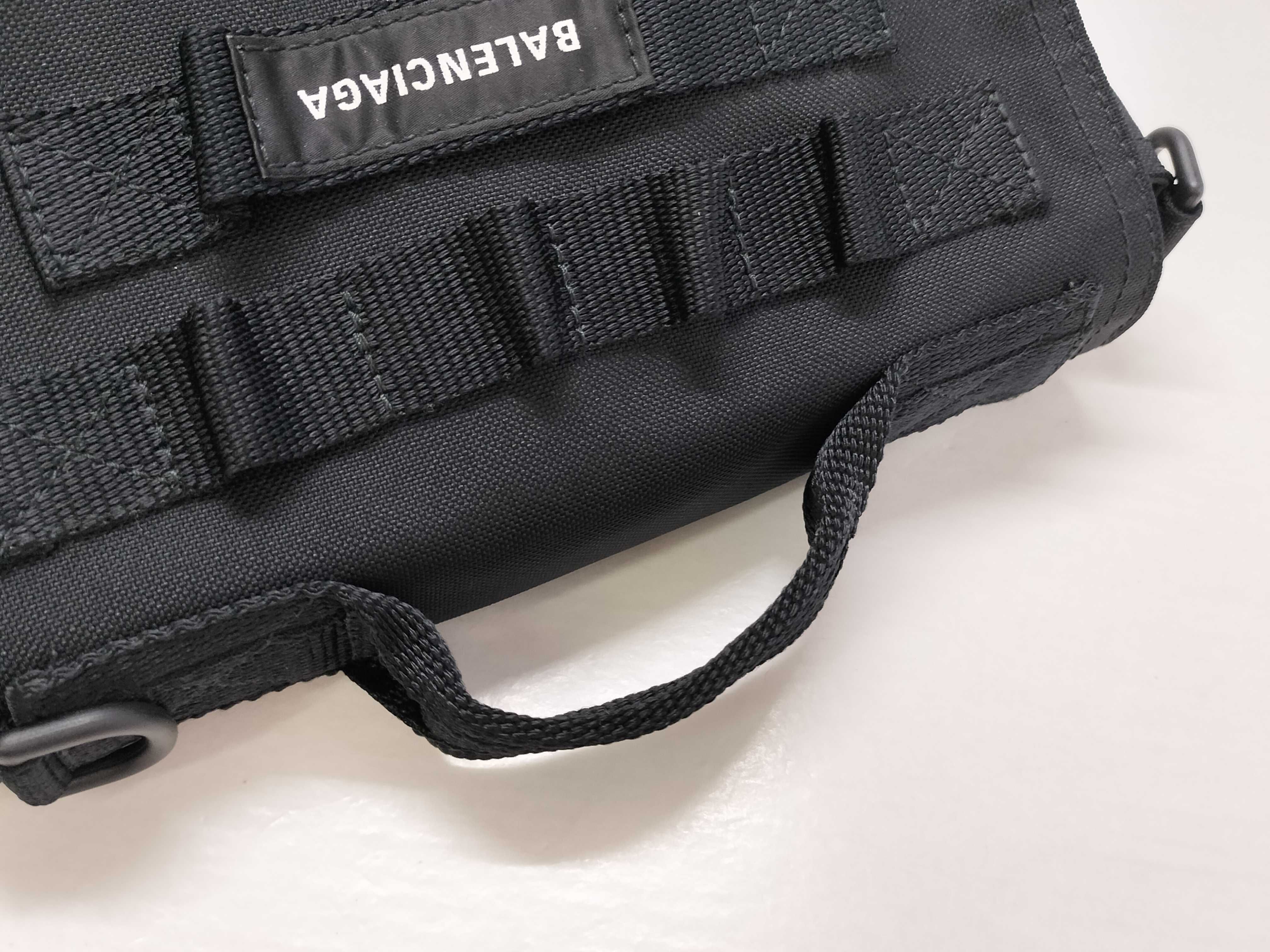 Army Nylon Shoulder Bag Black 656106 Handbag — view 3