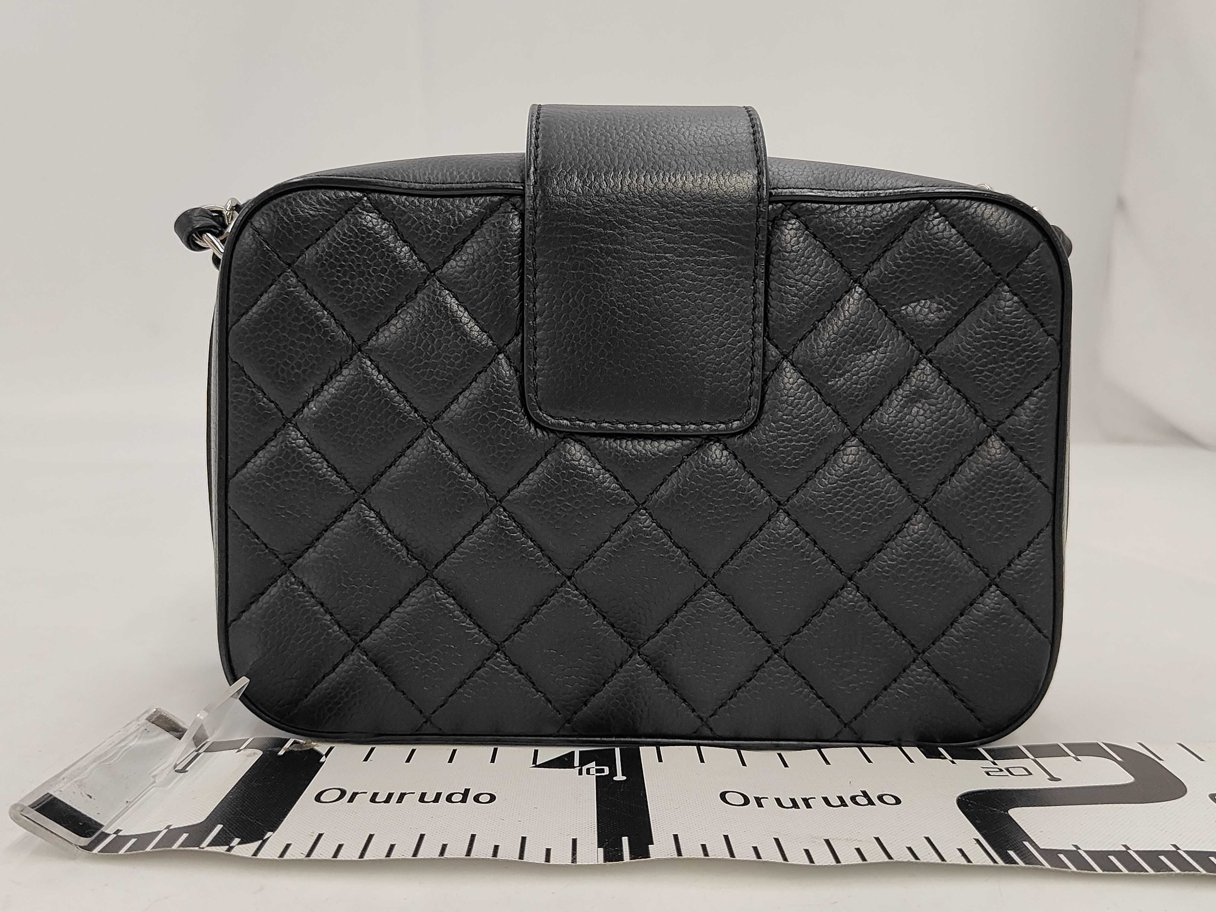 Half Coco Matelassé Caviar Skin Camera Bag Shoulder Bag — view 2
