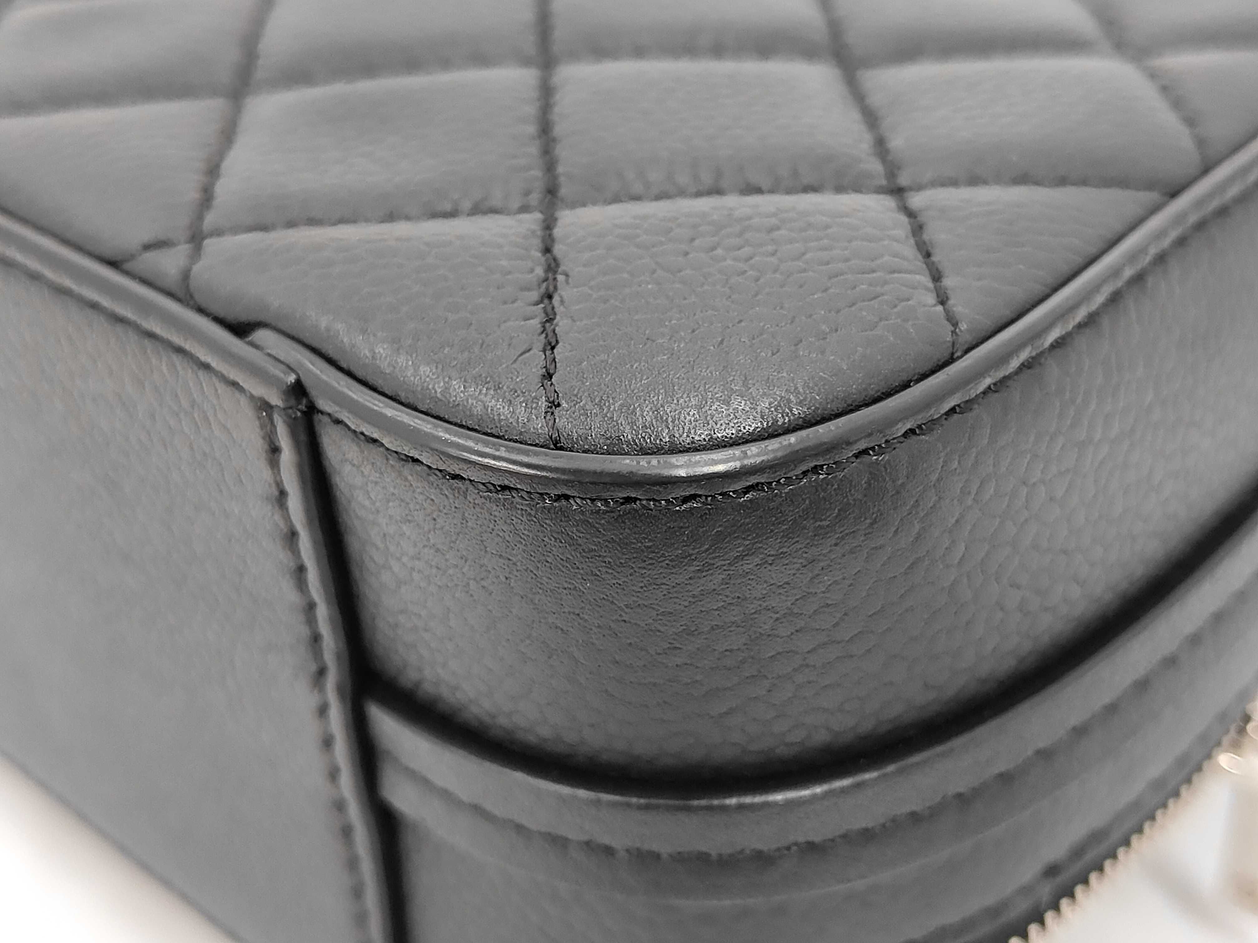 Half Coco Matelassé Caviar Skin Camera Bag Shoulder Bag — view 4