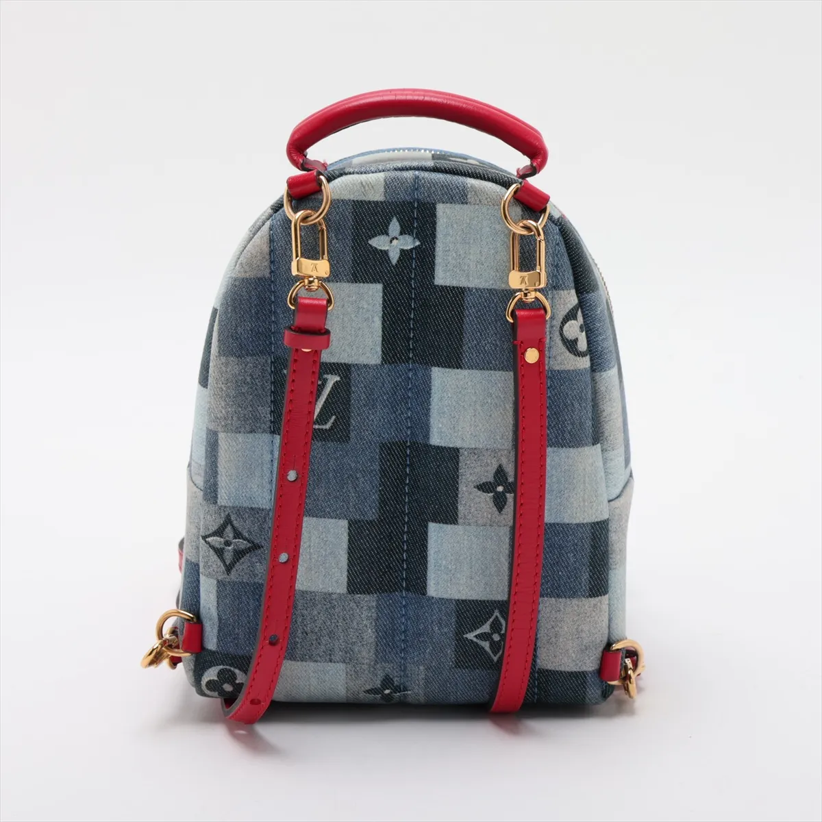 Monogram Denim Palm Springs Mini M45043 CA4159 Blue (RFID detected) — view 2