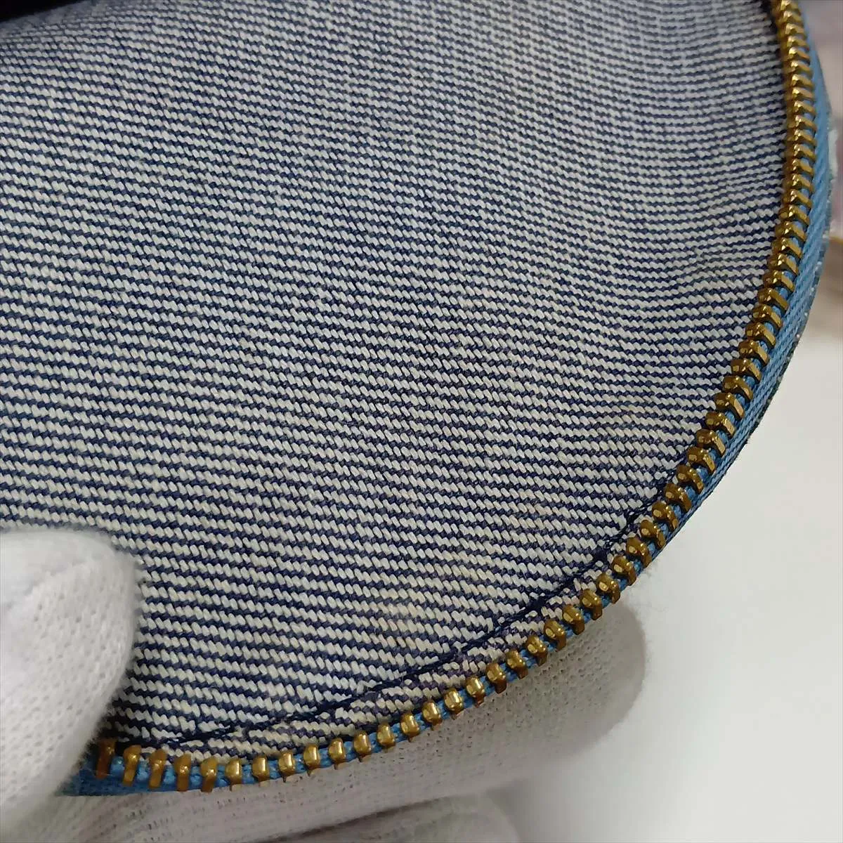 Monogram Denim Palm Springs Mini M45043 CA4159 Blue (RFID detected) — view 11