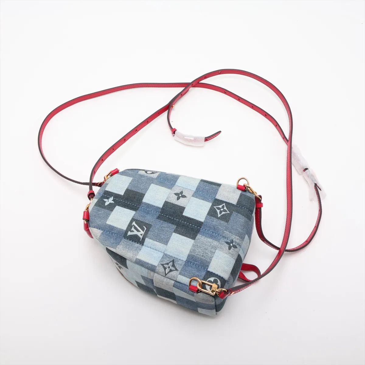 Monogram Denim Palm Springs Mini M45043 CA4159 Blue (RFID detected) — view 6