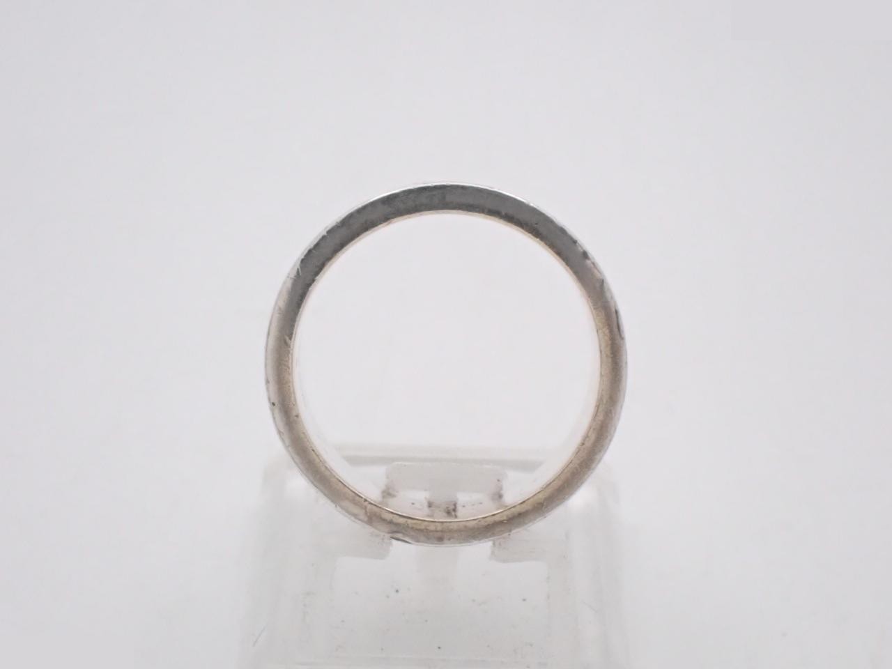Ghost GG logo skull silver 925 ring Gucci — view 3