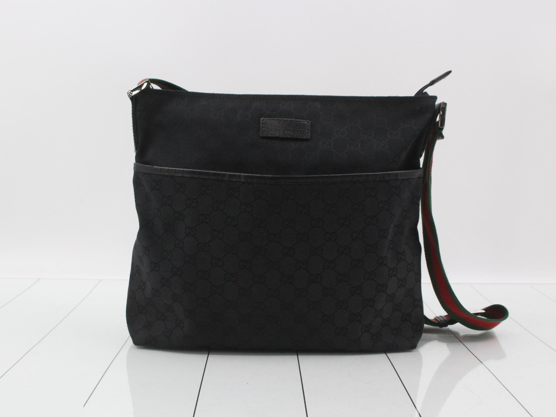 canvas shoulder bag, black, 189751, 213048