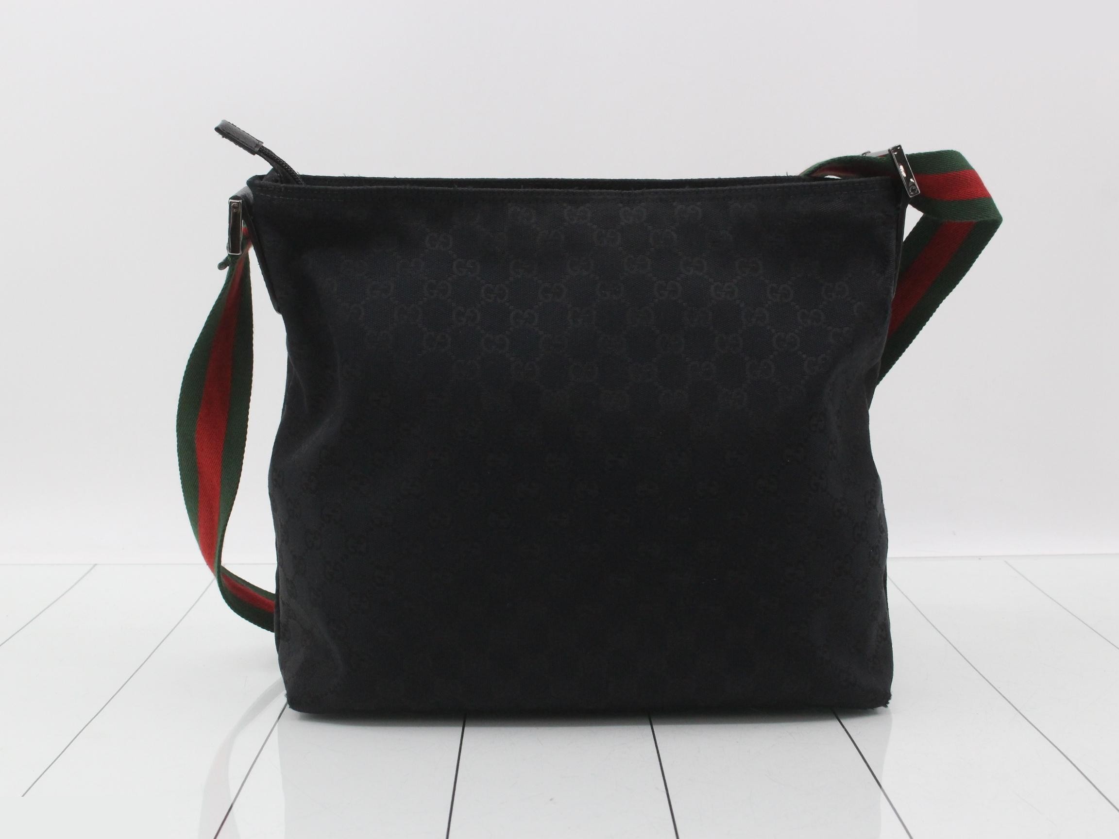 canvas shoulder bag, black, 189751, 213048 — view 2