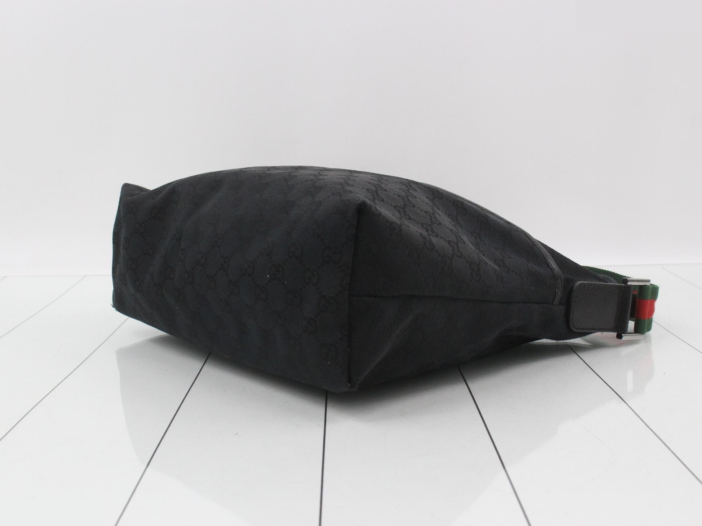 canvas shoulder bag, black, 189751, 213048 — view 6