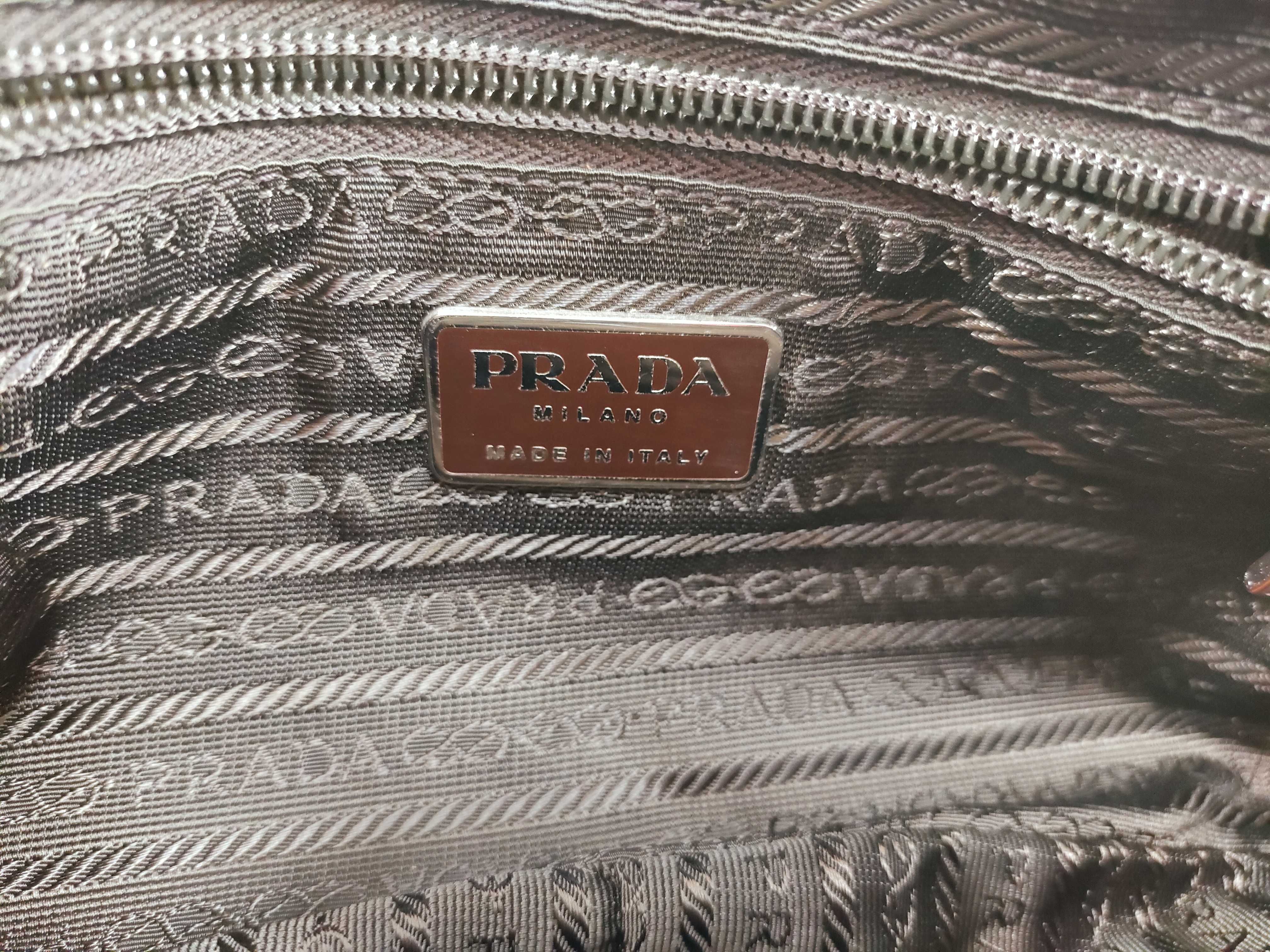 Nylon Shoulder Bag, Red — view 11