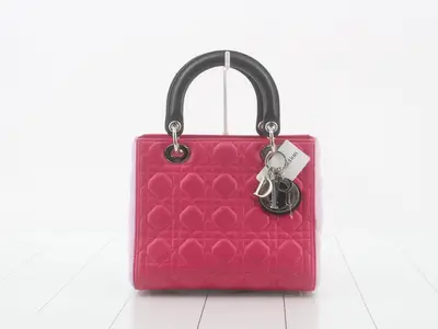 Lady Dior Cannage Handbag/Shoulder Bag (2-Way)