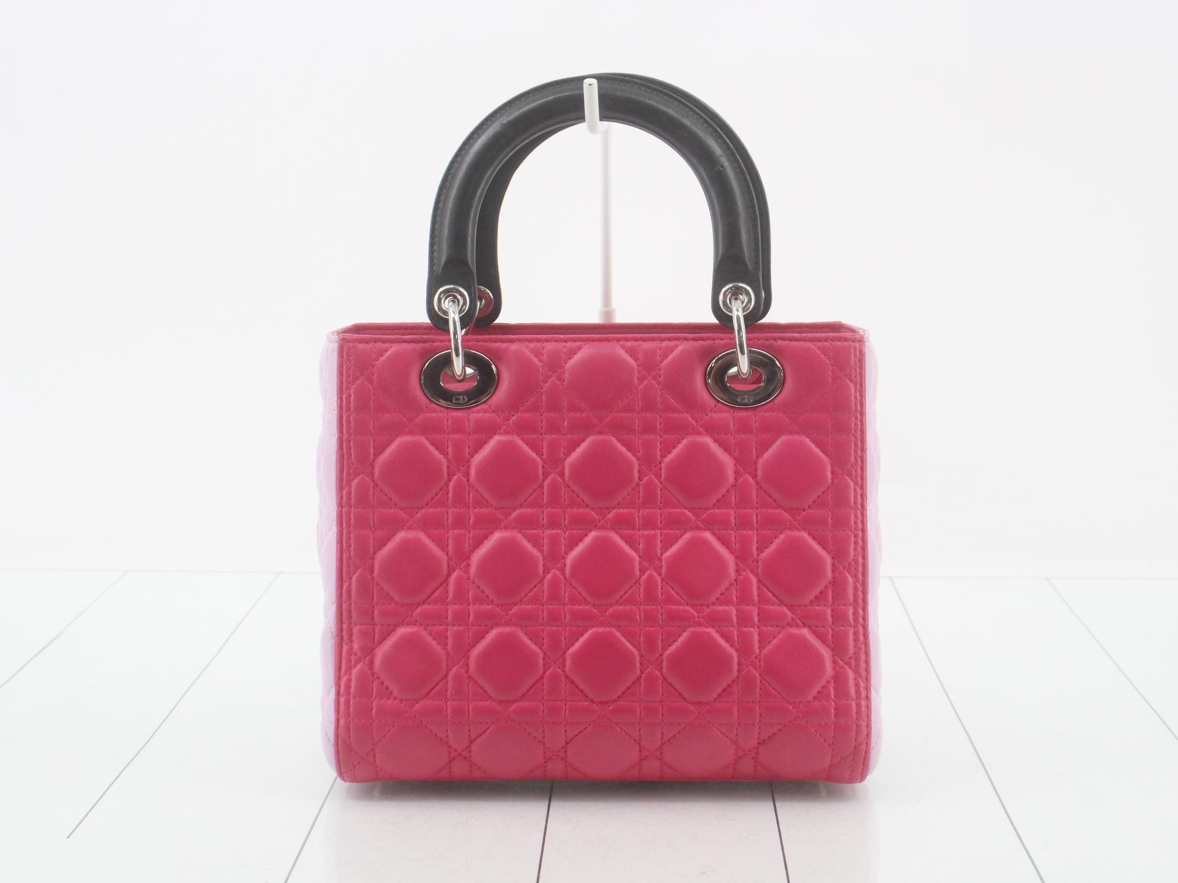 Lady Dior Cannage Handbag/Shoulder Bag (2-Way) — view 2