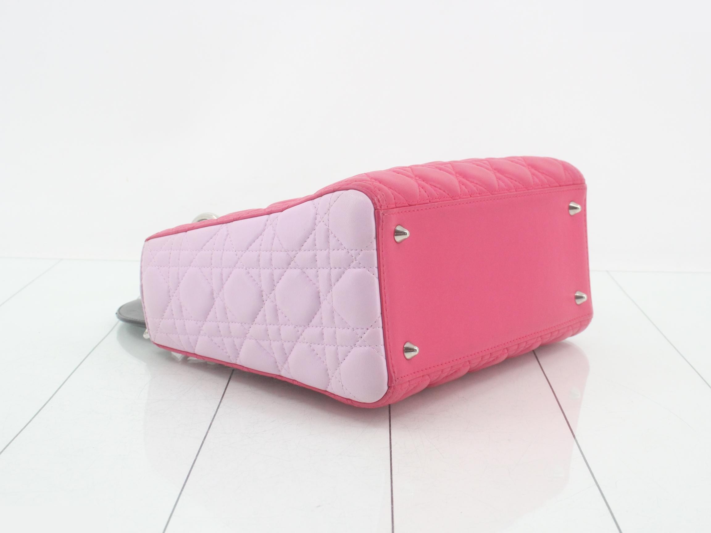 Lady Dior Cannage Handbag/Shoulder Bag (2-Way) — view 5