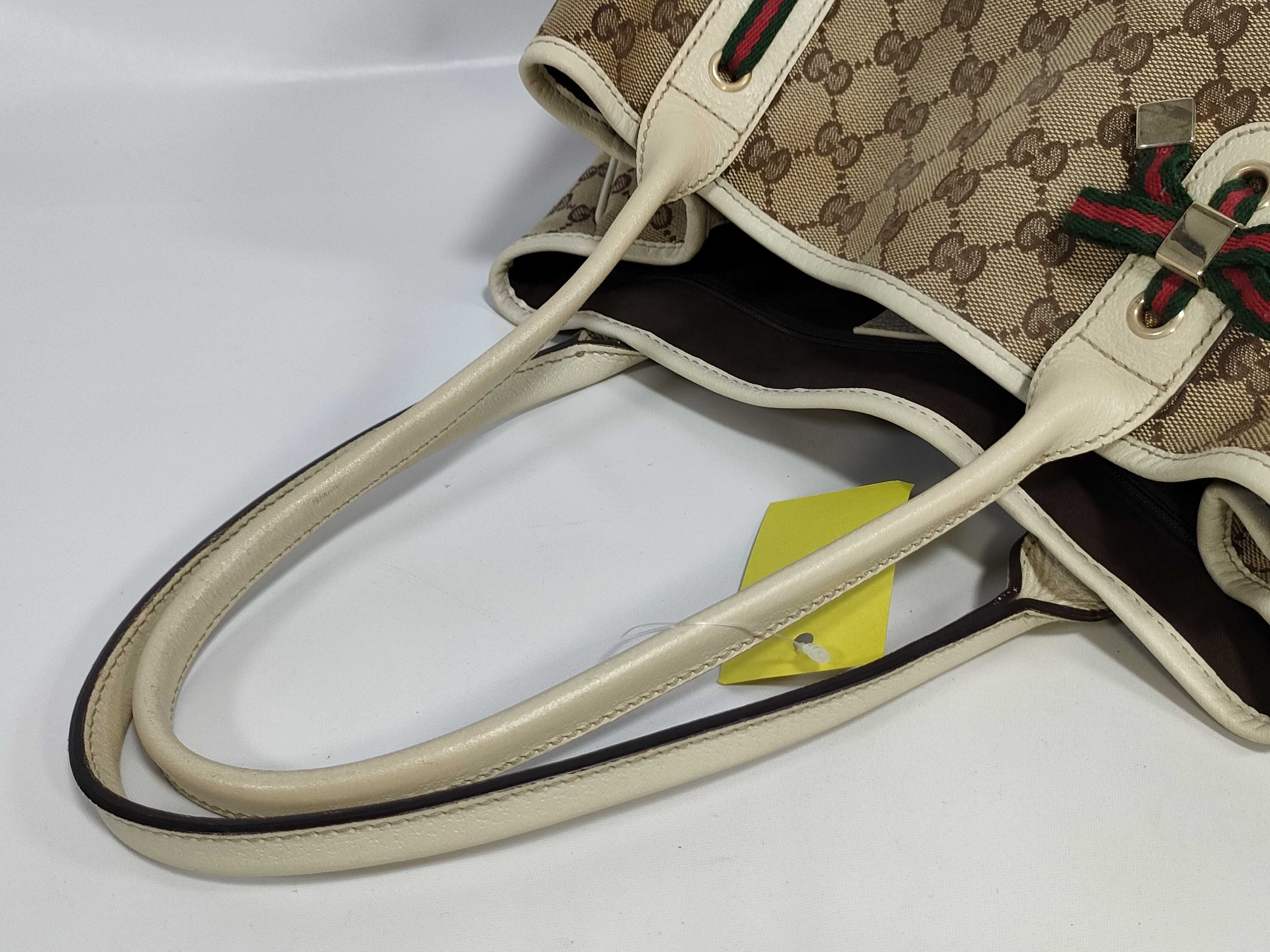 Princy Line GG Canvas Princy Medium Tote Bag — view 3