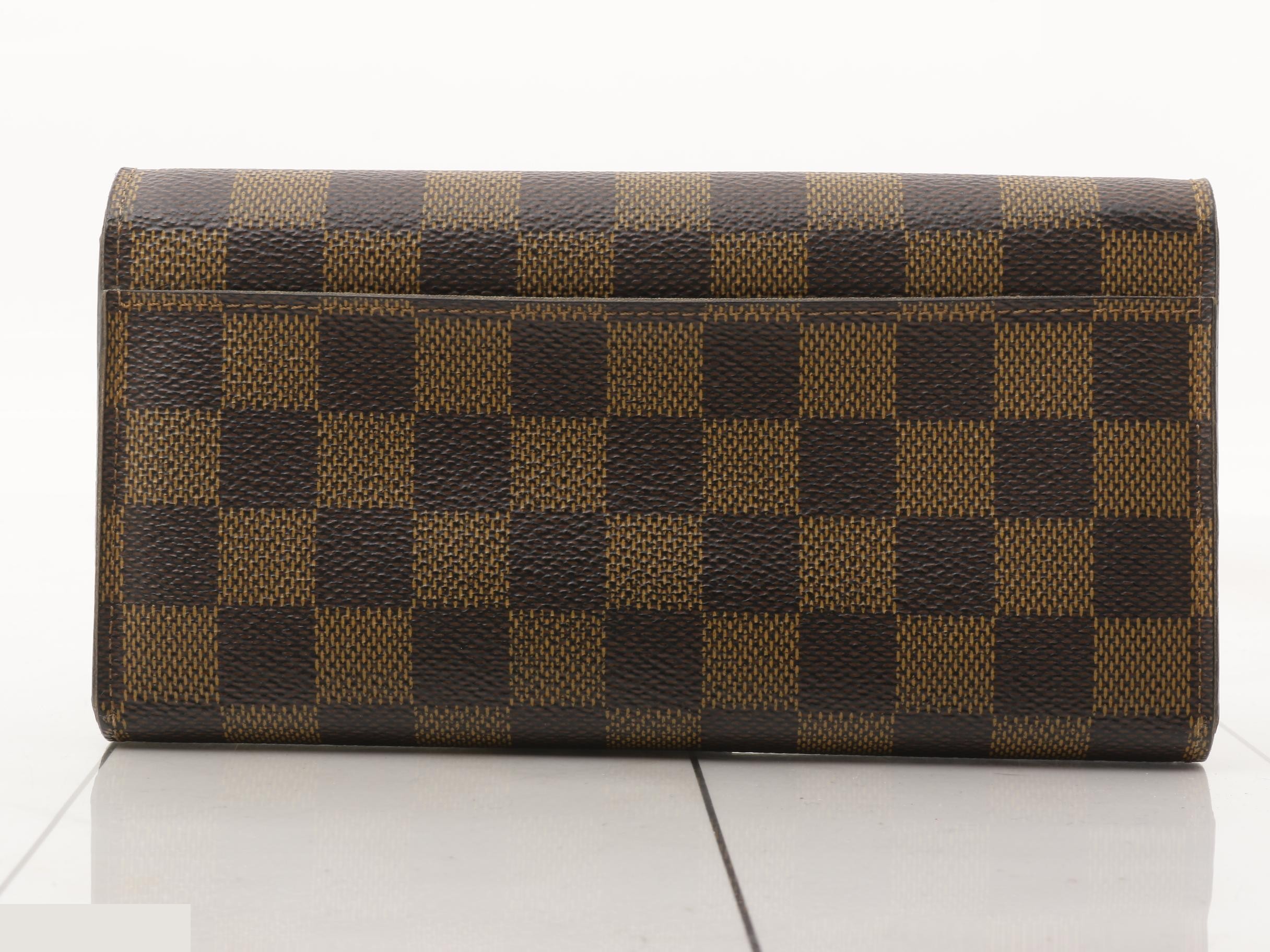 Damier Portefeuille Sarah Bi-fold Long Wallet — view 2