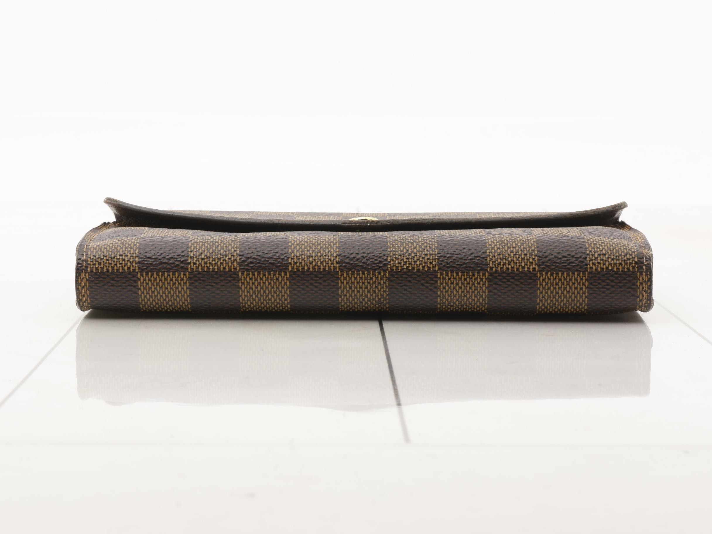 Damier Portefeuille Sarah Bi-fold Long Wallet — view 3