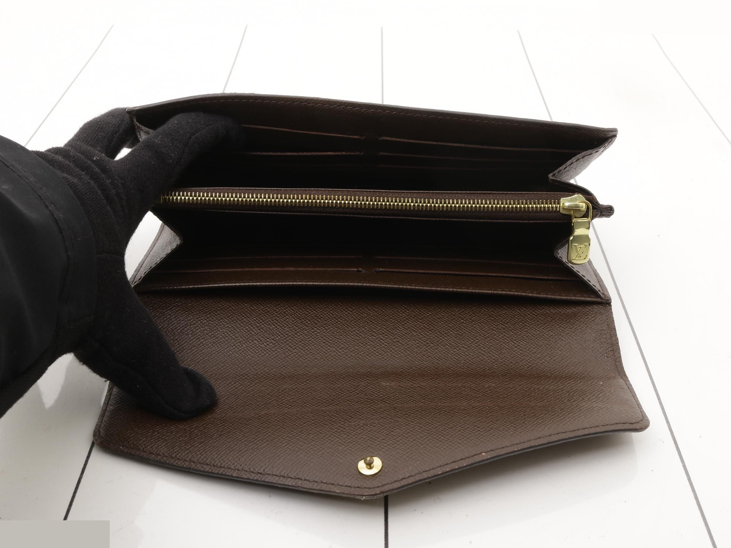 Damier Portefeuille Sarah Bi-fold Long Wallet — view 4