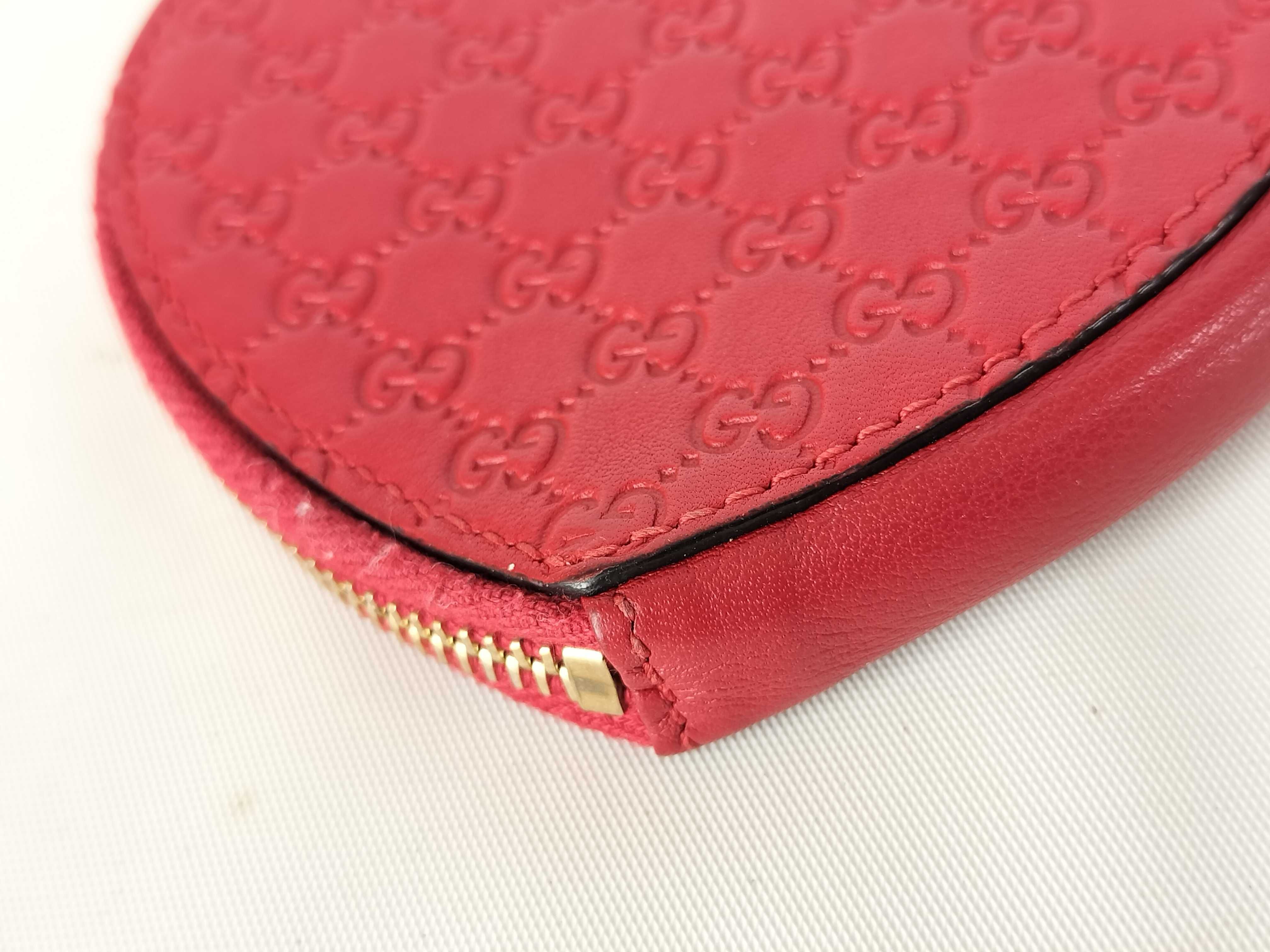 Guccissima 152615 Coin Case Red Coin Case — view 2