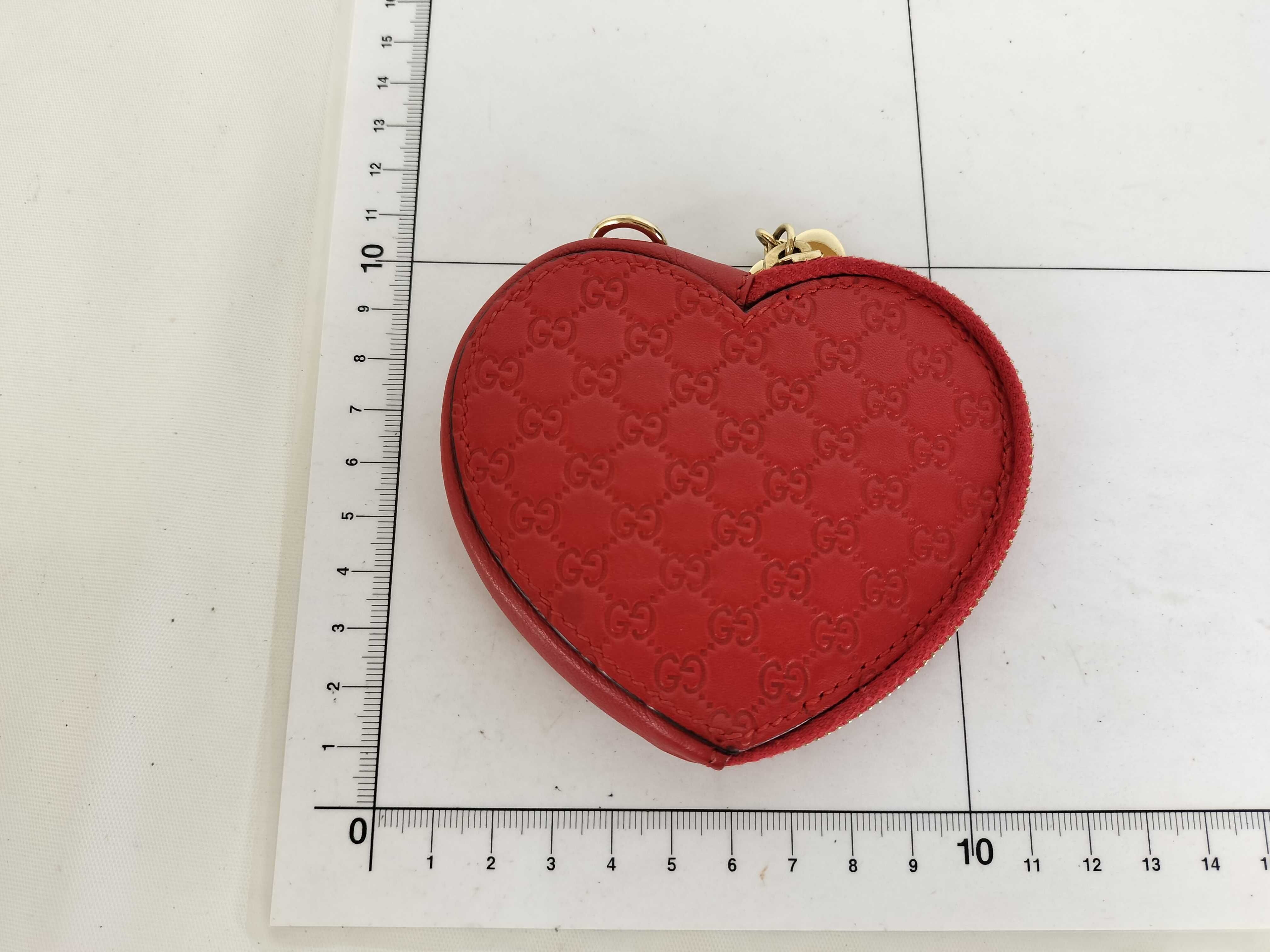 Guccissima 152615 Coin Case Red Coin Case — view 9