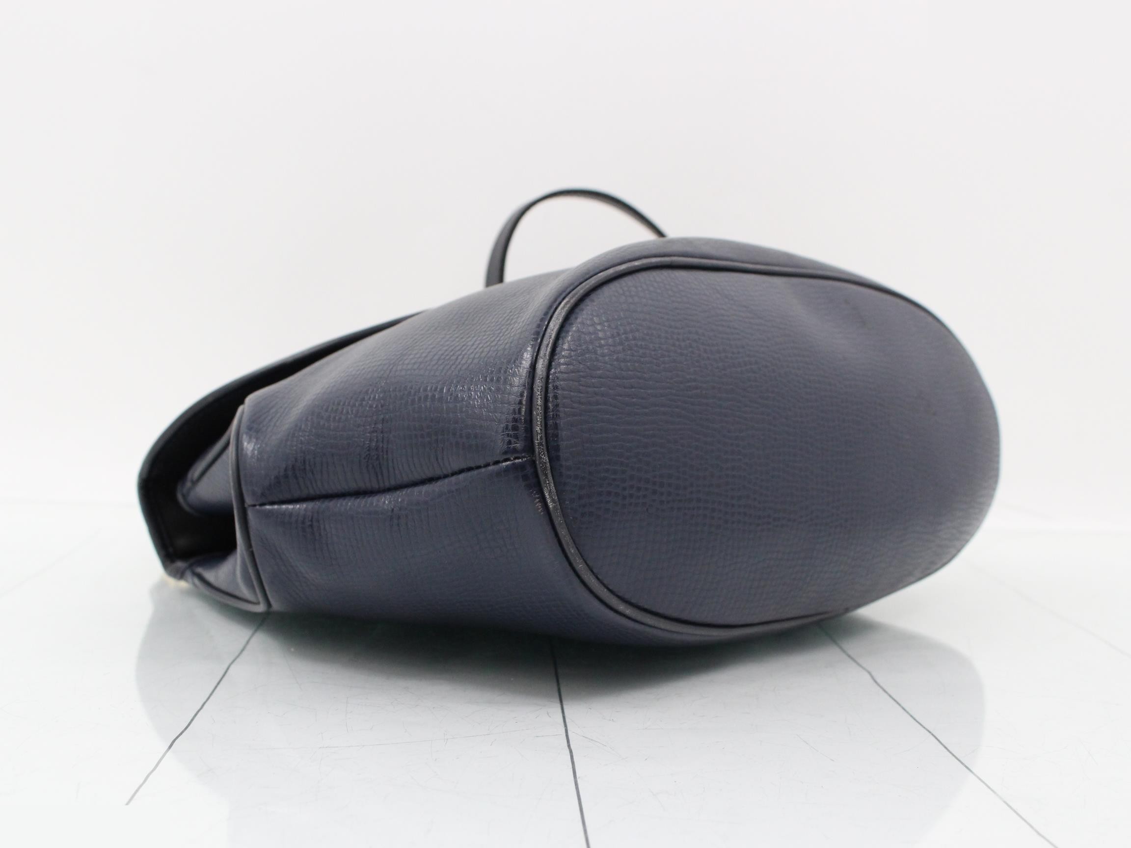 2WAY bag navy leather — view 5