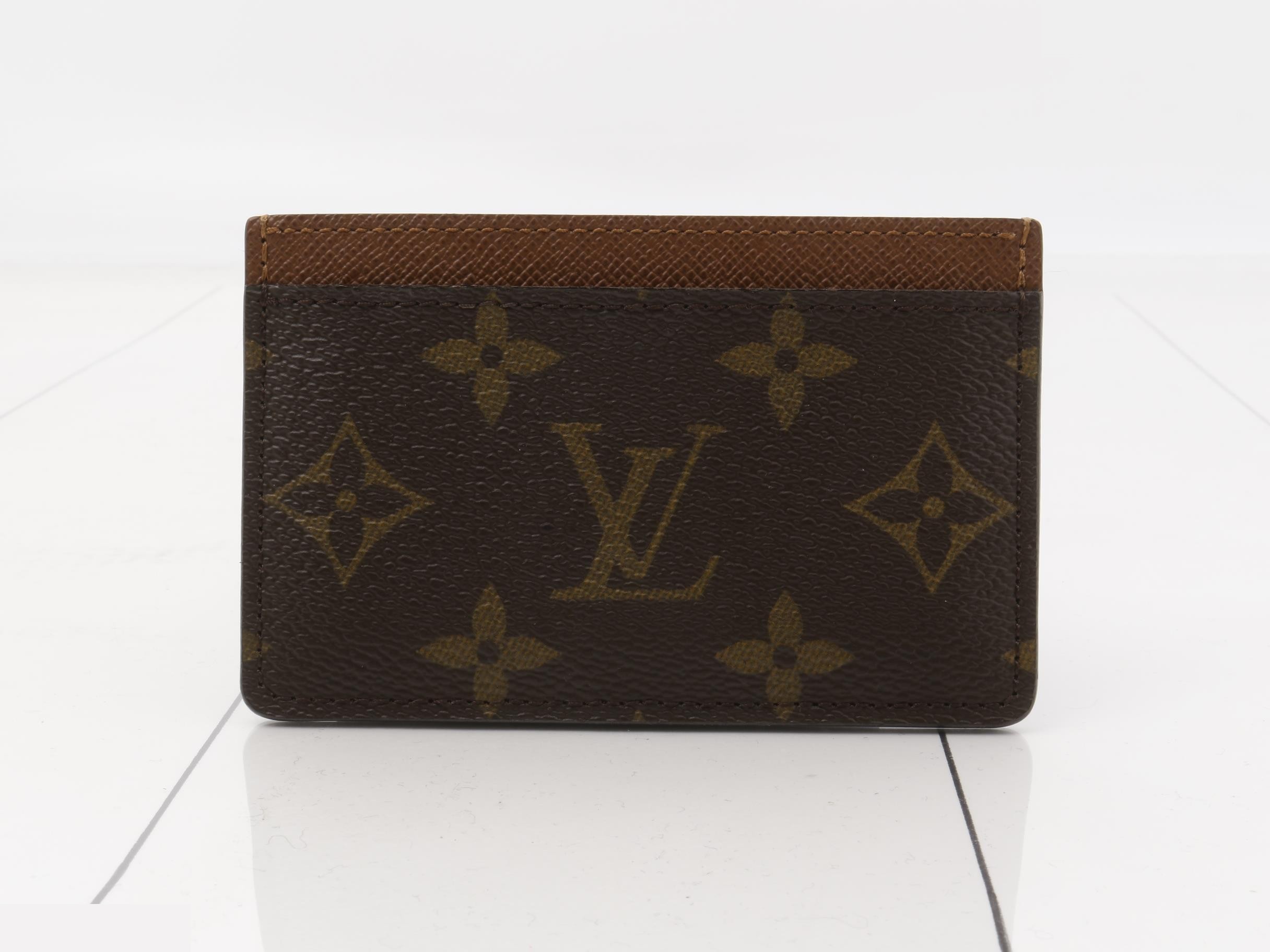 Monogram Porte Cartes Simple Armagnac Card Case — view 2