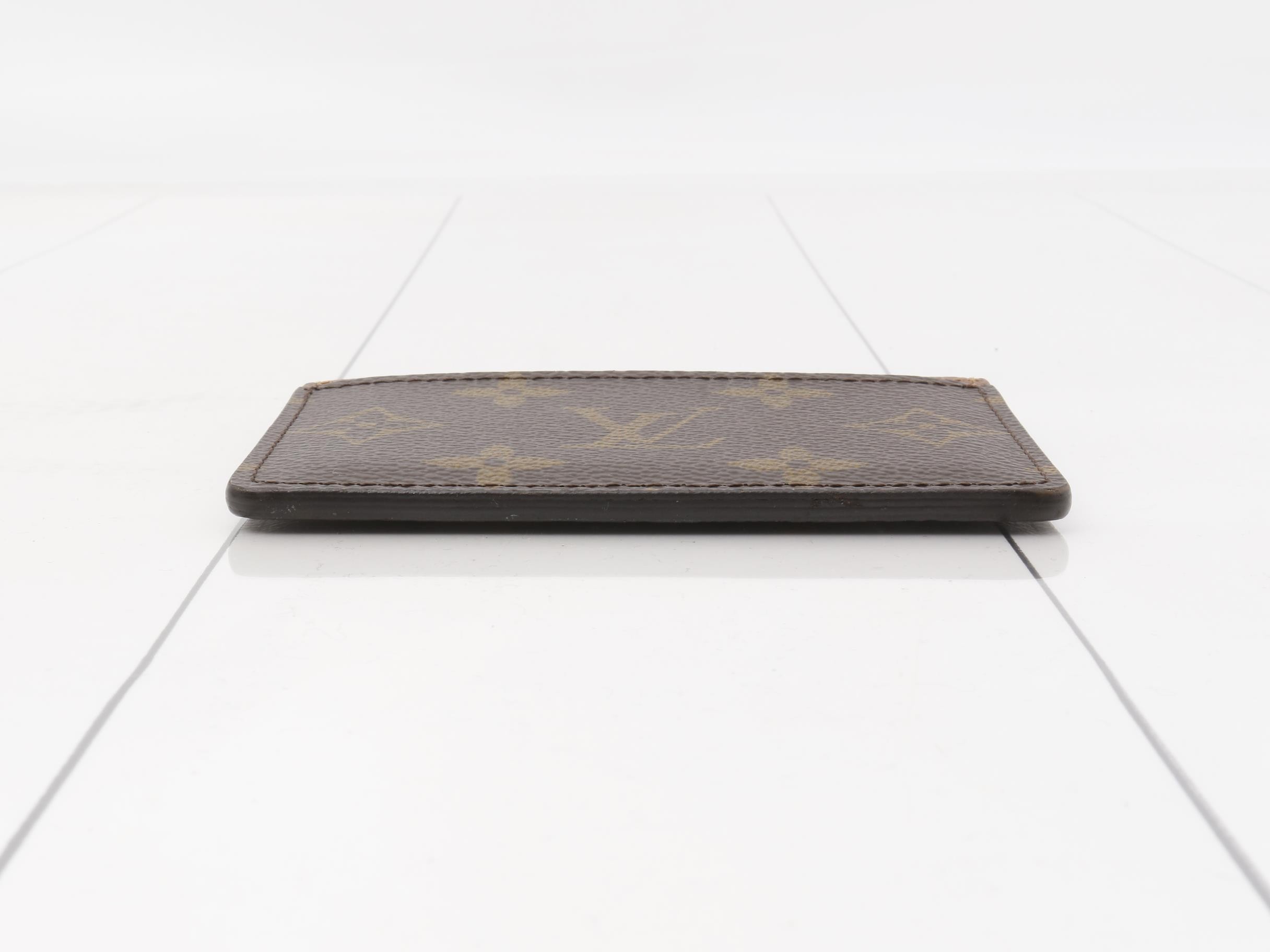 Monogram Porte Cartes Simple Armagnac Card Case — view 3