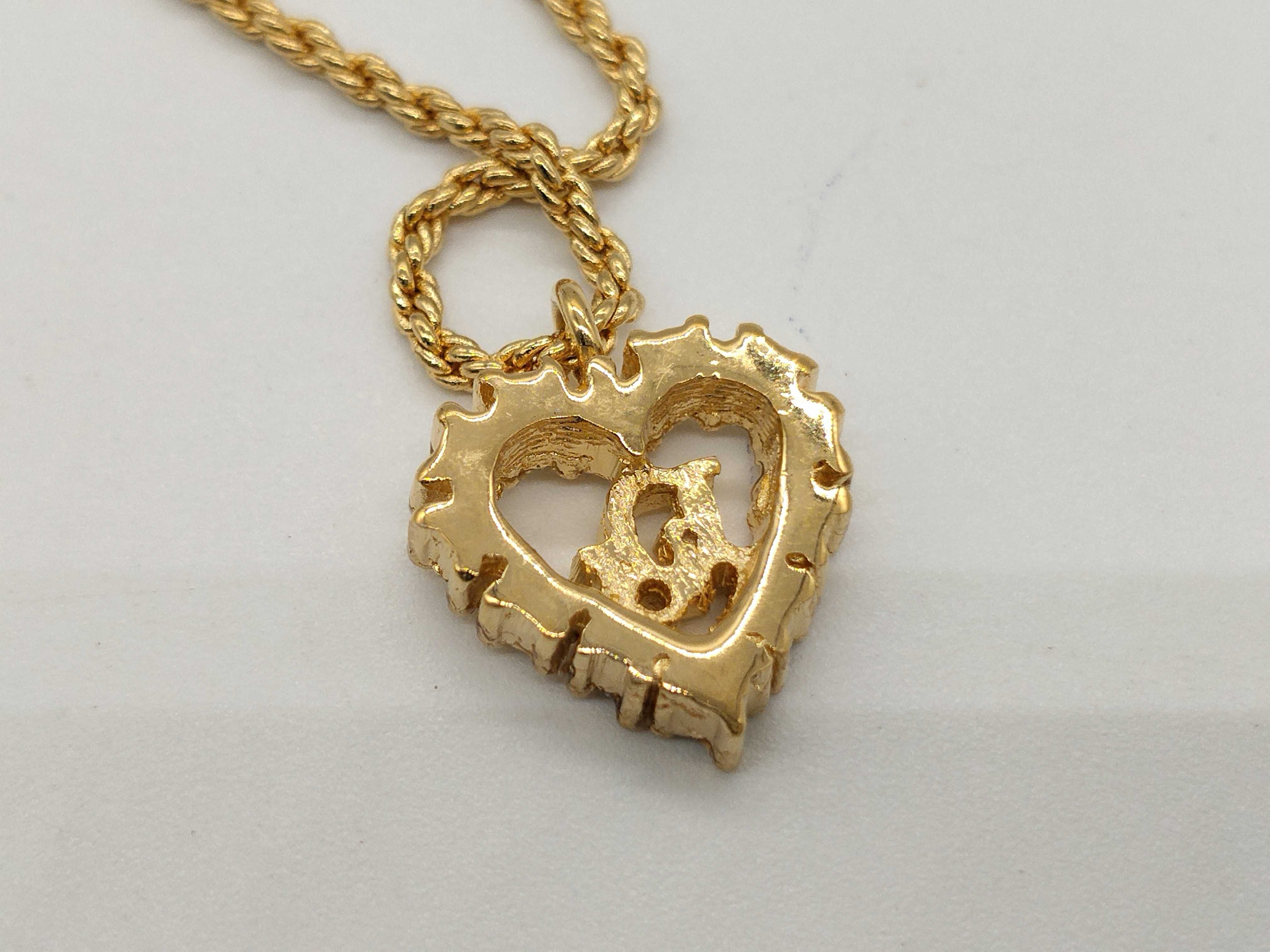 Trotter Rhinestone Heart Necklace — view 2