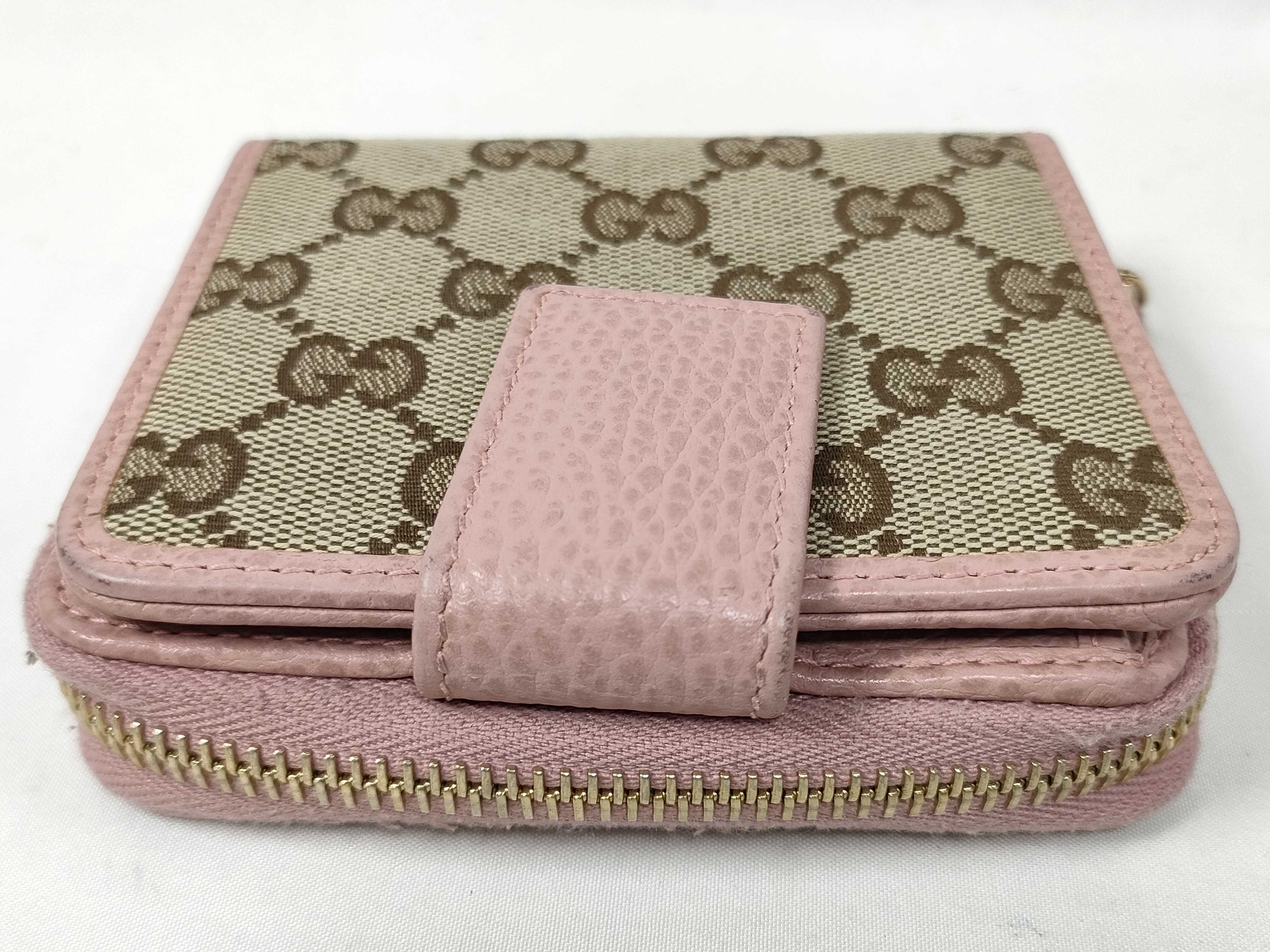 folding wallet, canvas, pink. — view 6