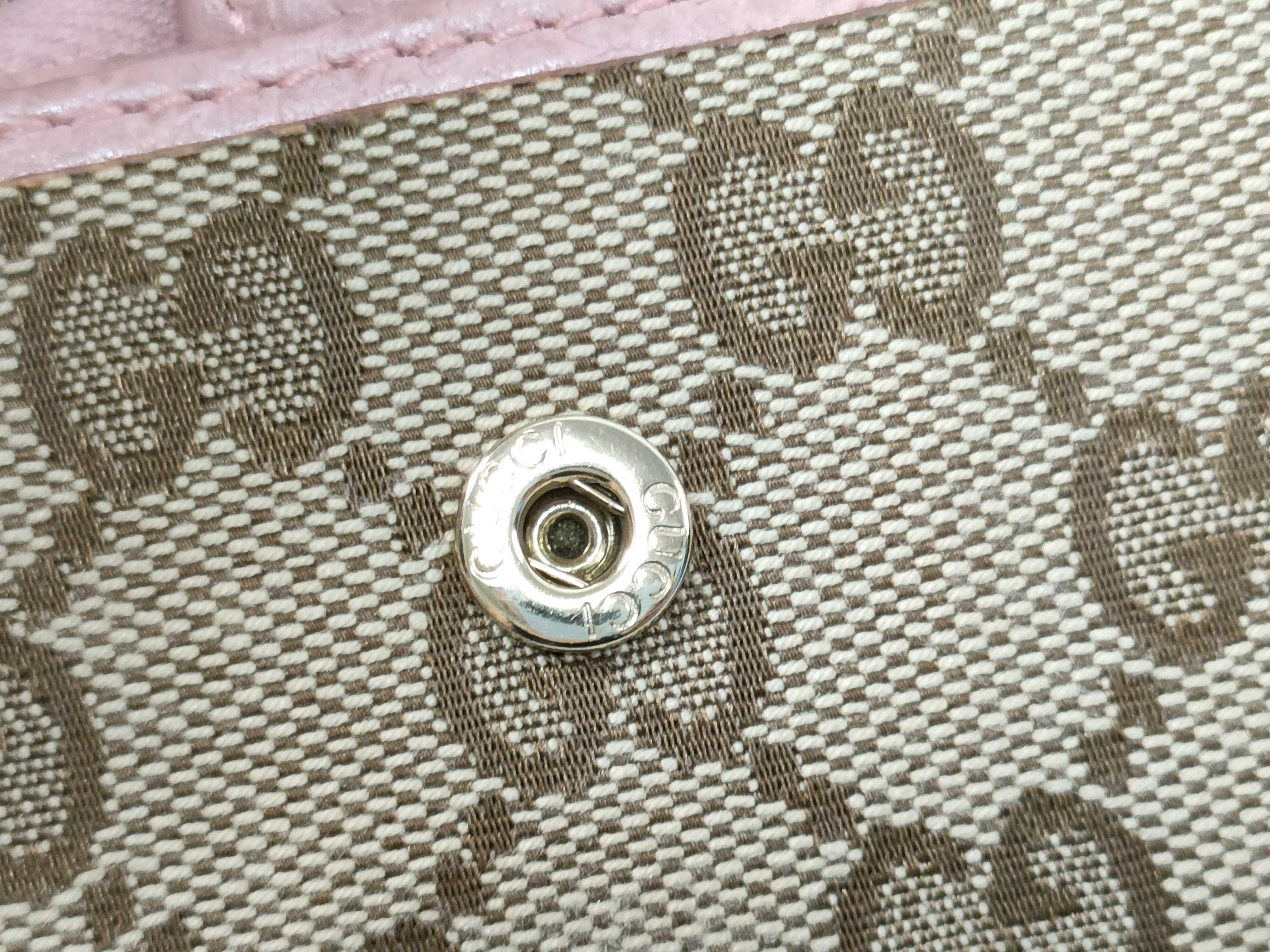 folding wallet, canvas, pink. — view 10