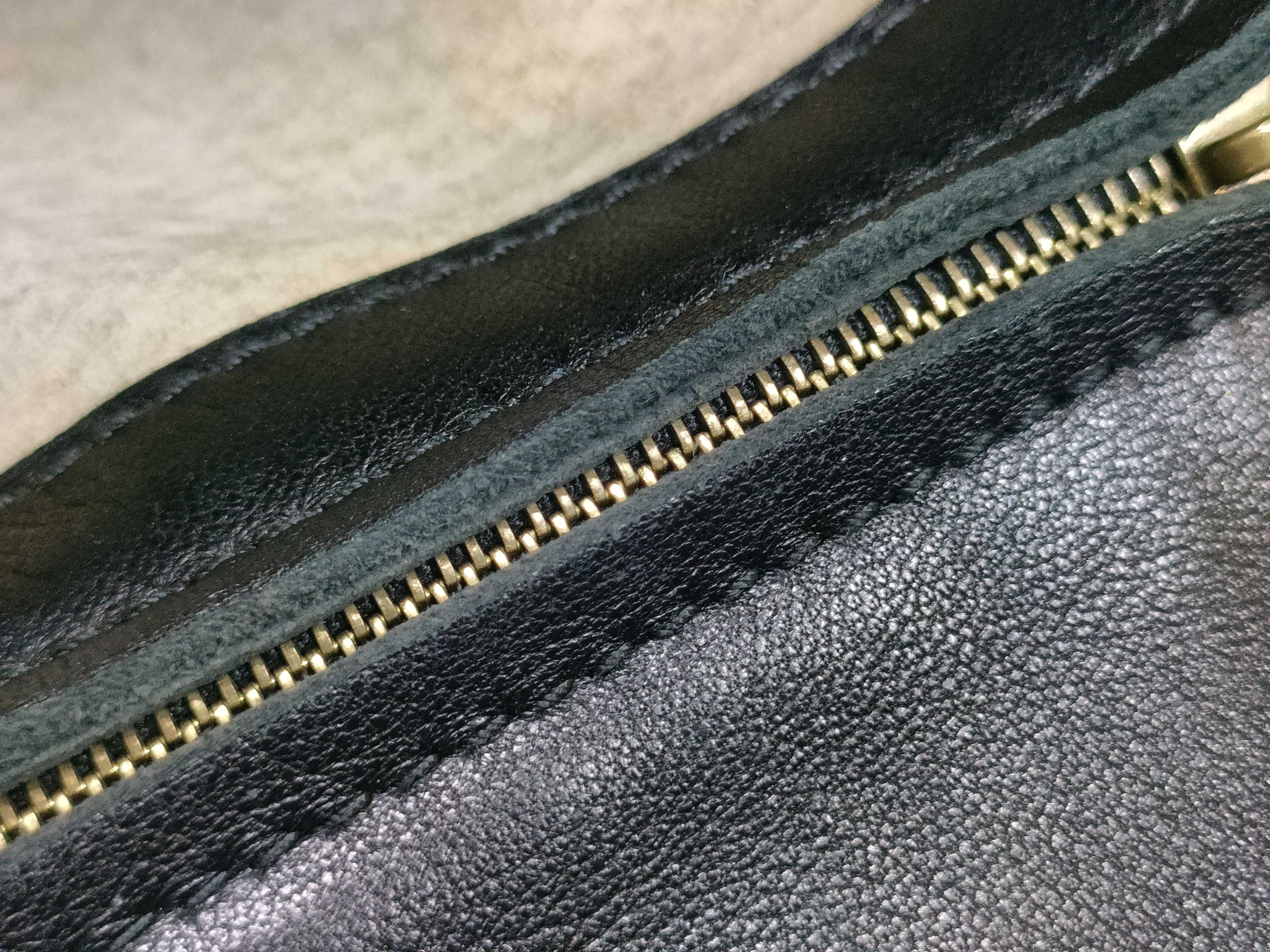 Intrecciato Bag - Bottega Veneta Intrecciato Leather Bag, Black with Gold Hardware, Shoulder Bag — view 12