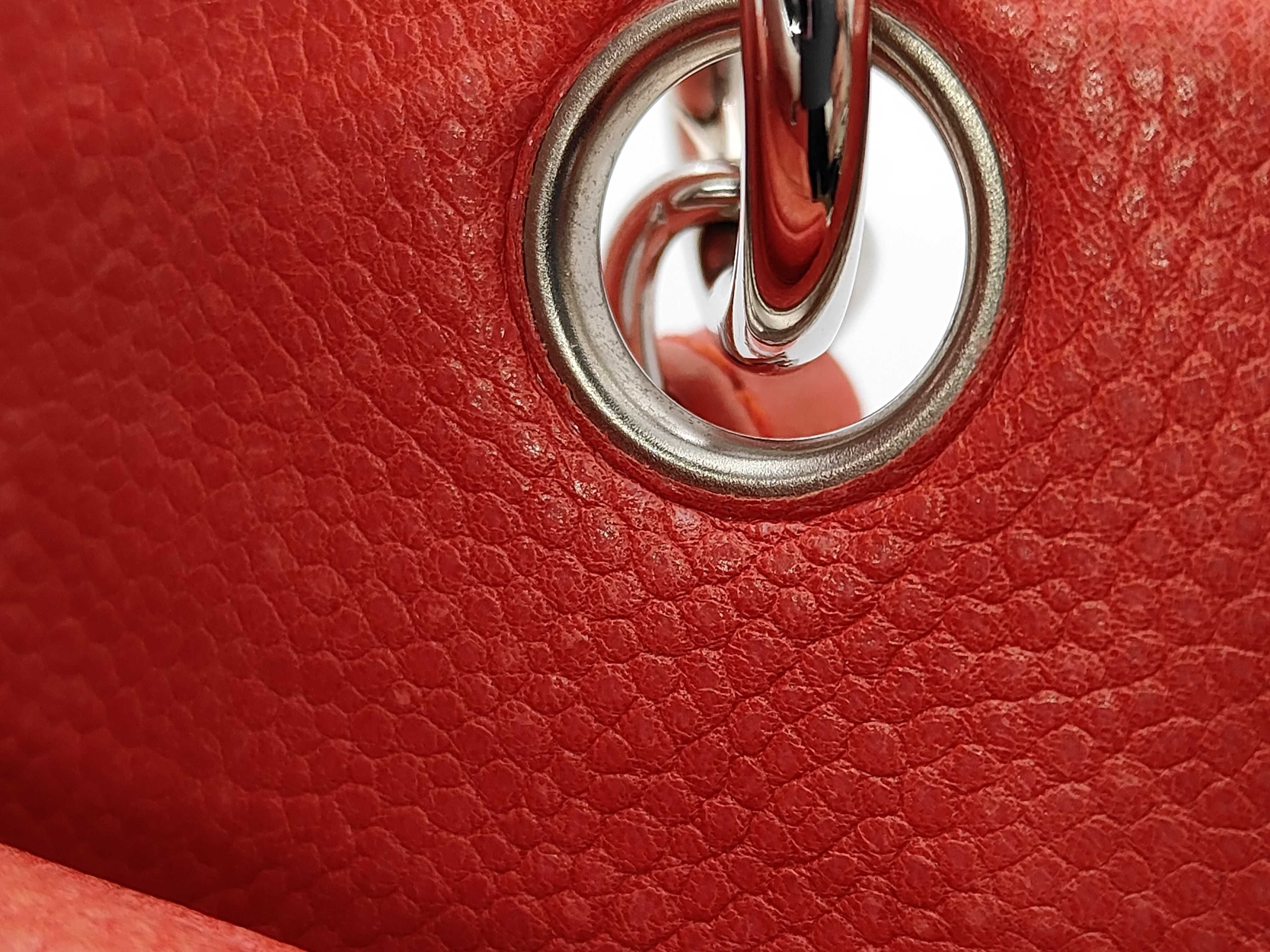 Large Coco Caviar Skin Chain Tote Bag (Serial No. 12) — view 7